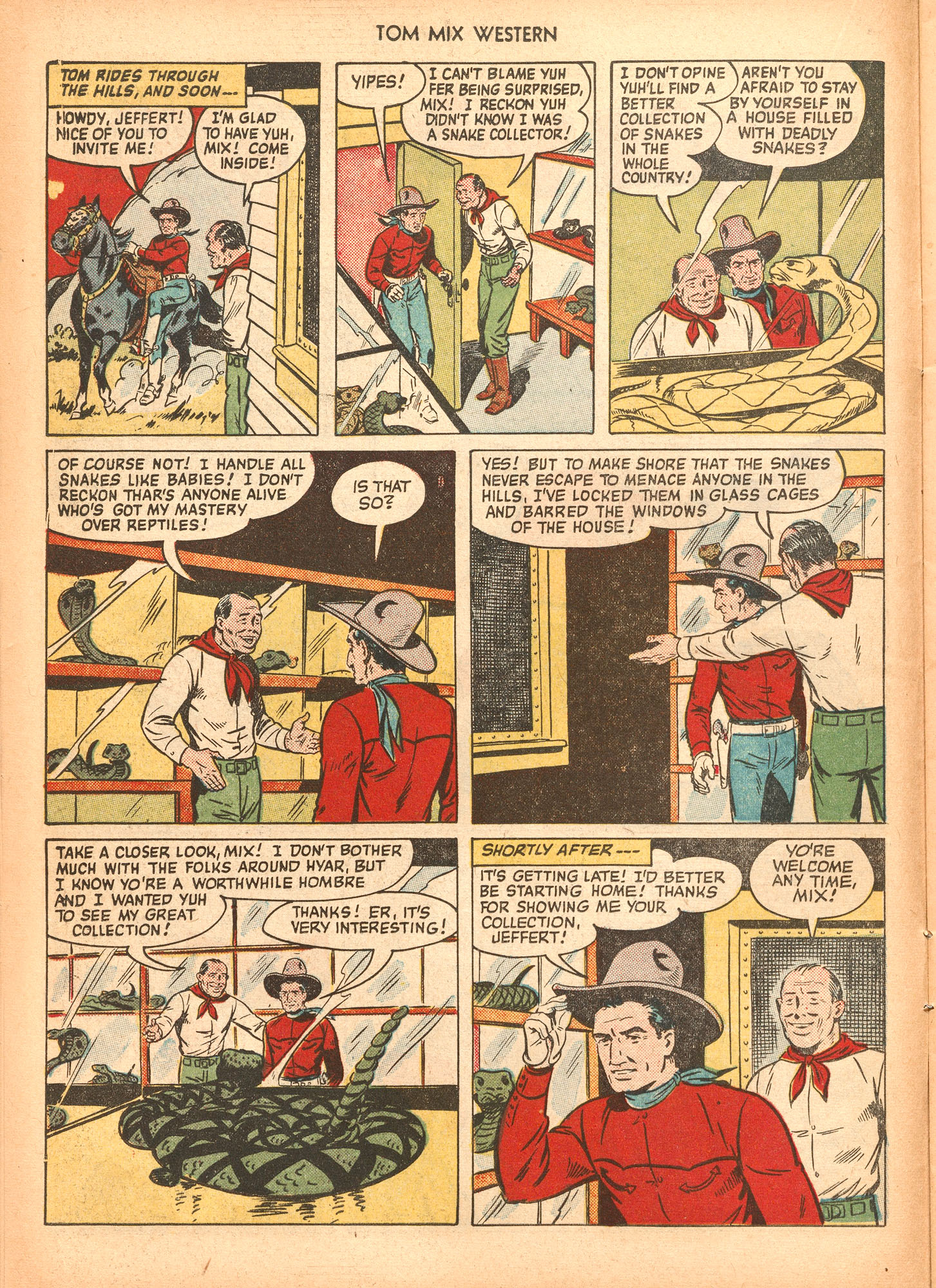 Read online Tom Mix Western (1948) comic -  Issue #40 - 18