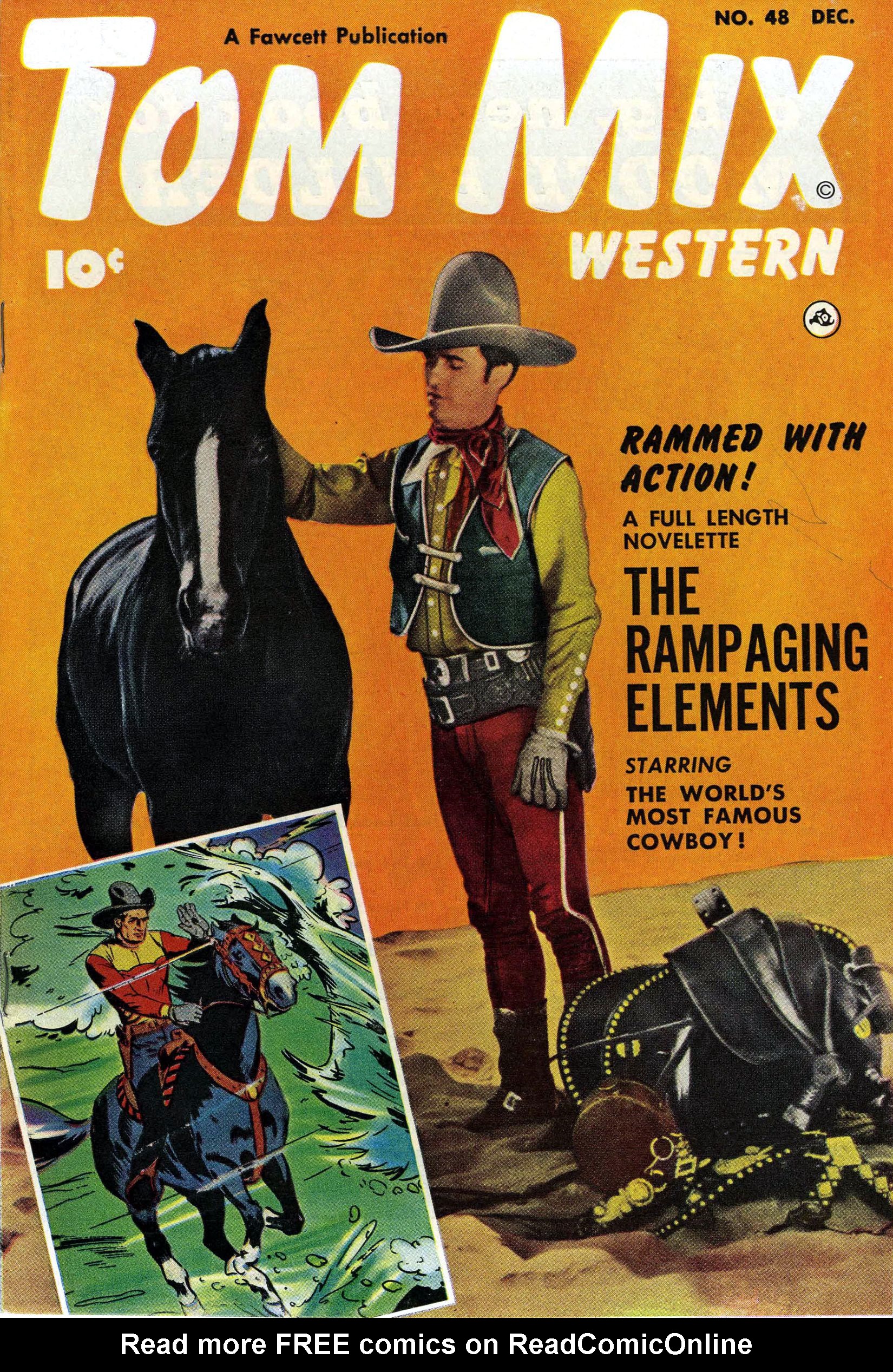 Read online Tom Mix Western (1948) comic -  Issue #48 - 1