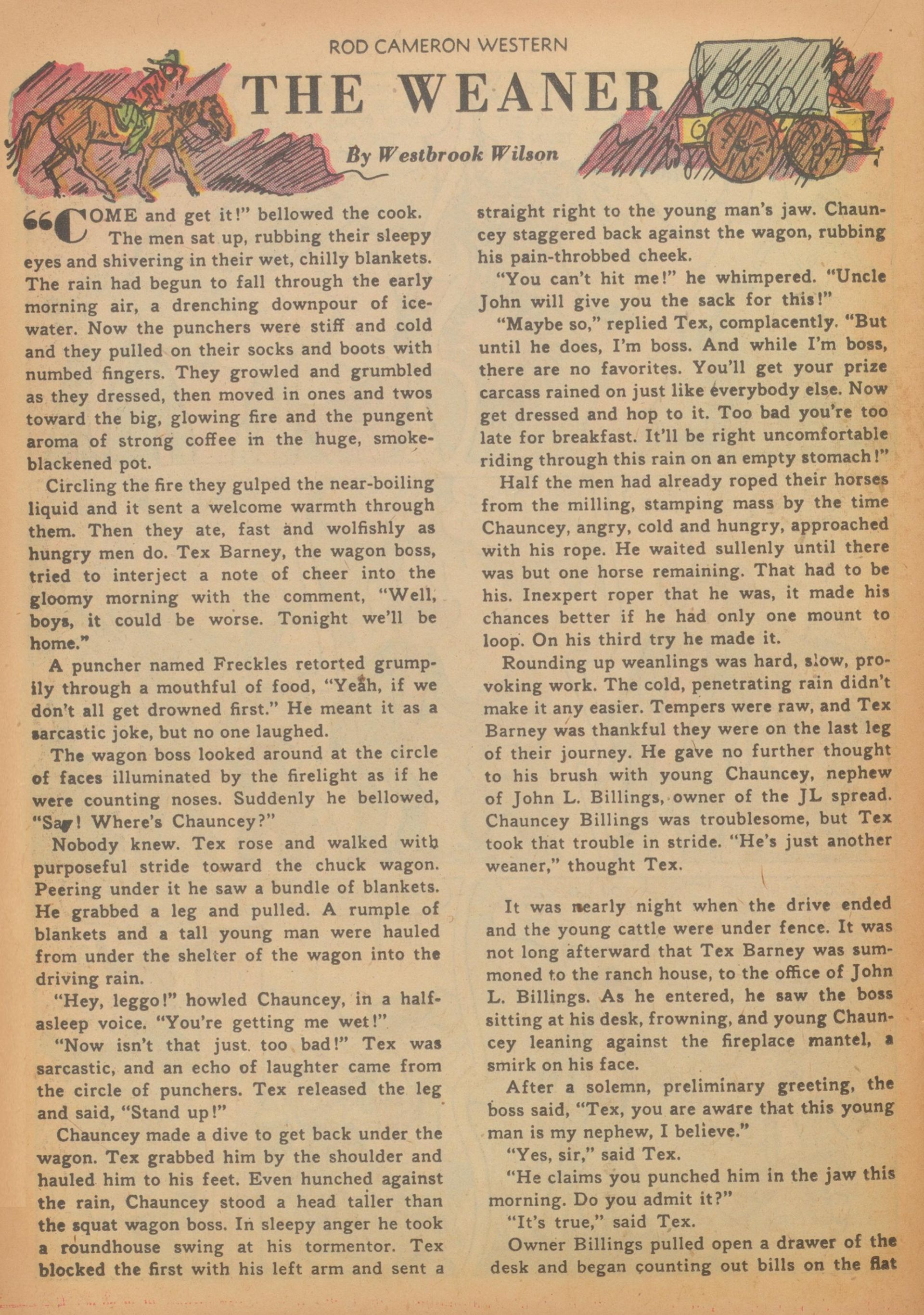 Read online Rod Cameron Western comic -  Issue #12 - 22