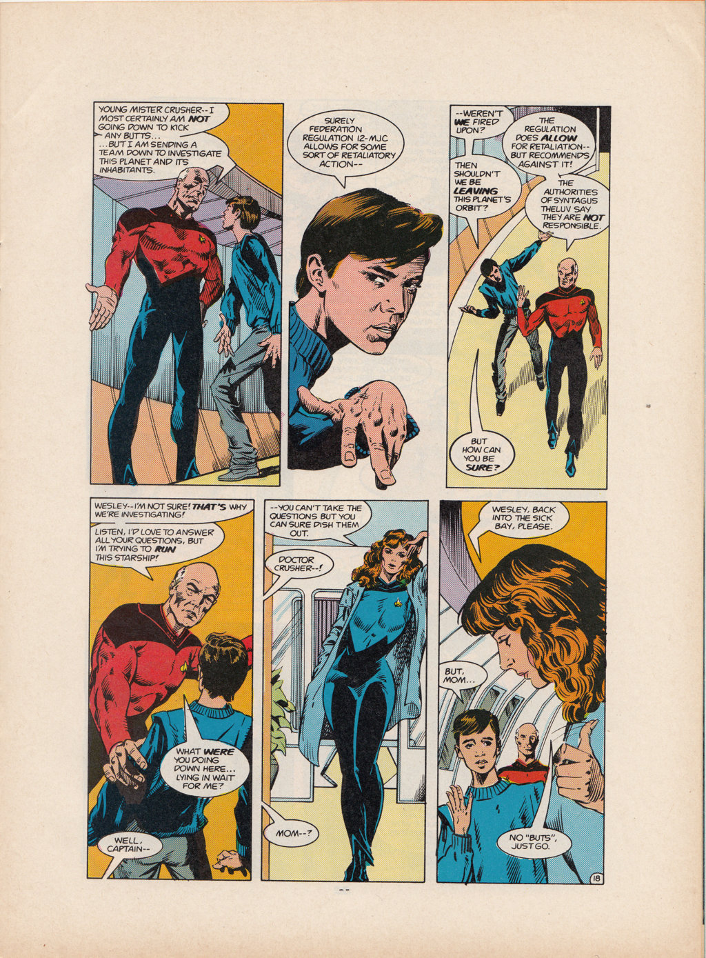 Read online Star Trek The Next Generation (1990) comic -  Issue #1 - 21