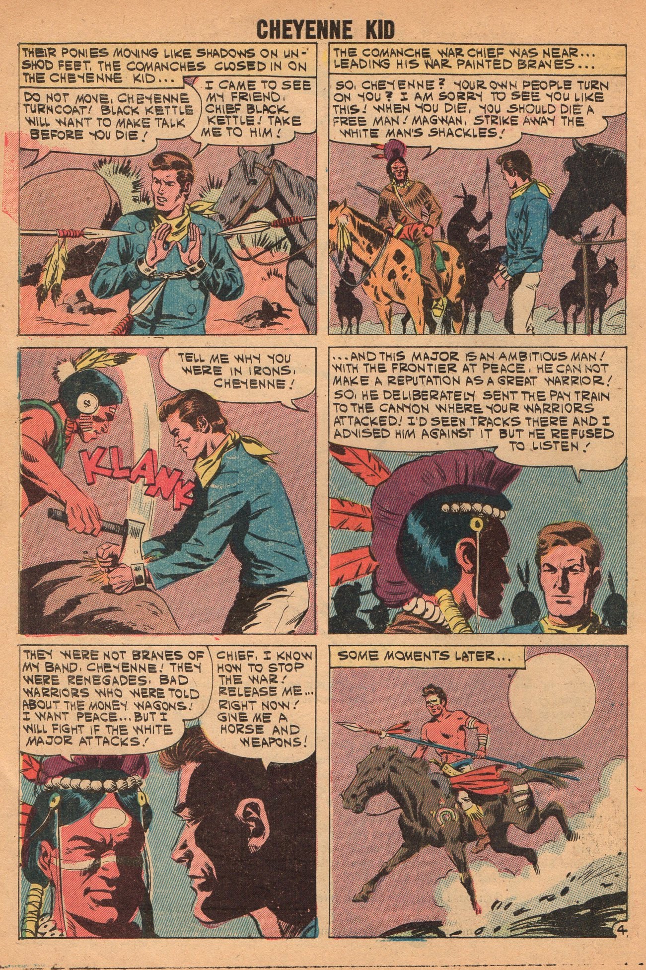 Read online Cheyenne Kid comic -  Issue #28 - 32
