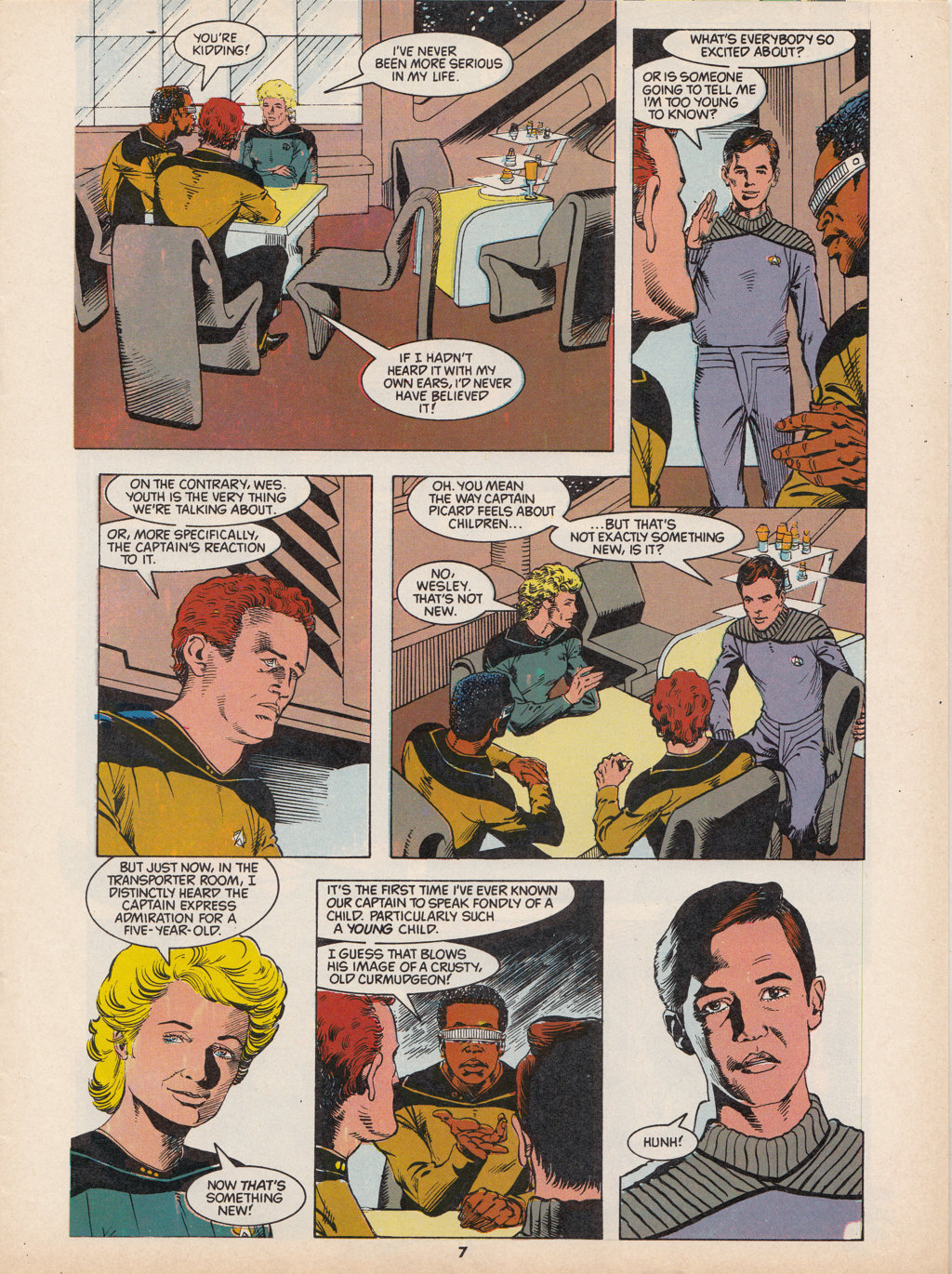 Read online Star Trek The Next Generation (1990) comic -  Issue #9 - 7