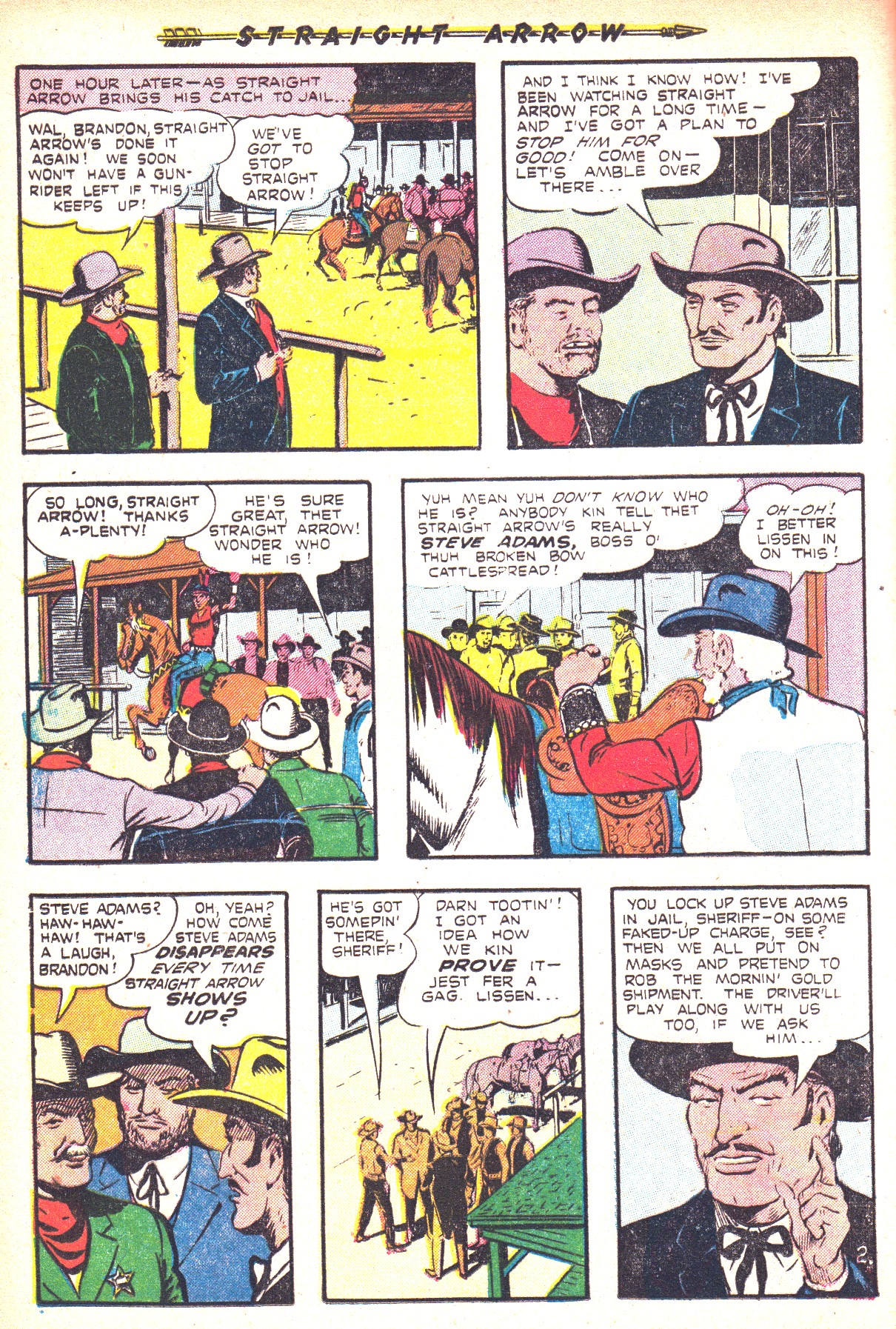 Read online Straight Arrow comic -  Issue #30 - 12