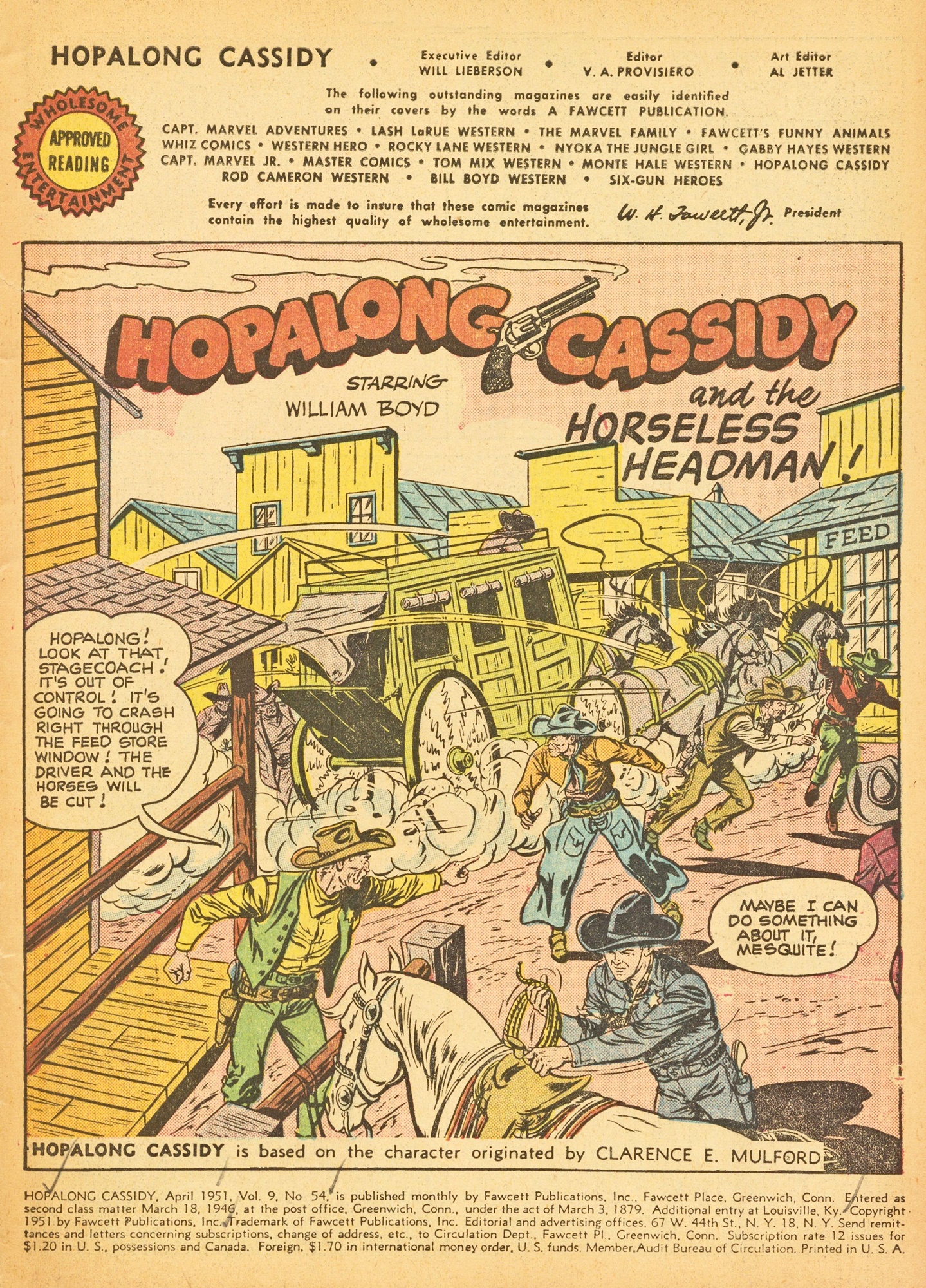 Read online Hopalong Cassidy comic -  Issue #54 - 3