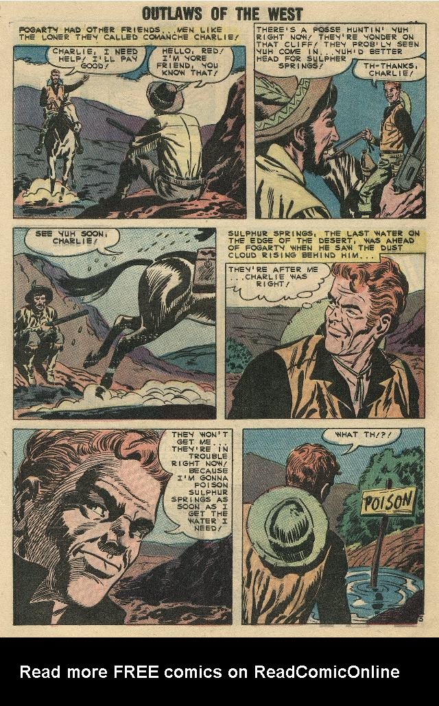 Read online Outlaws of the West comic -  Issue #22 - 29