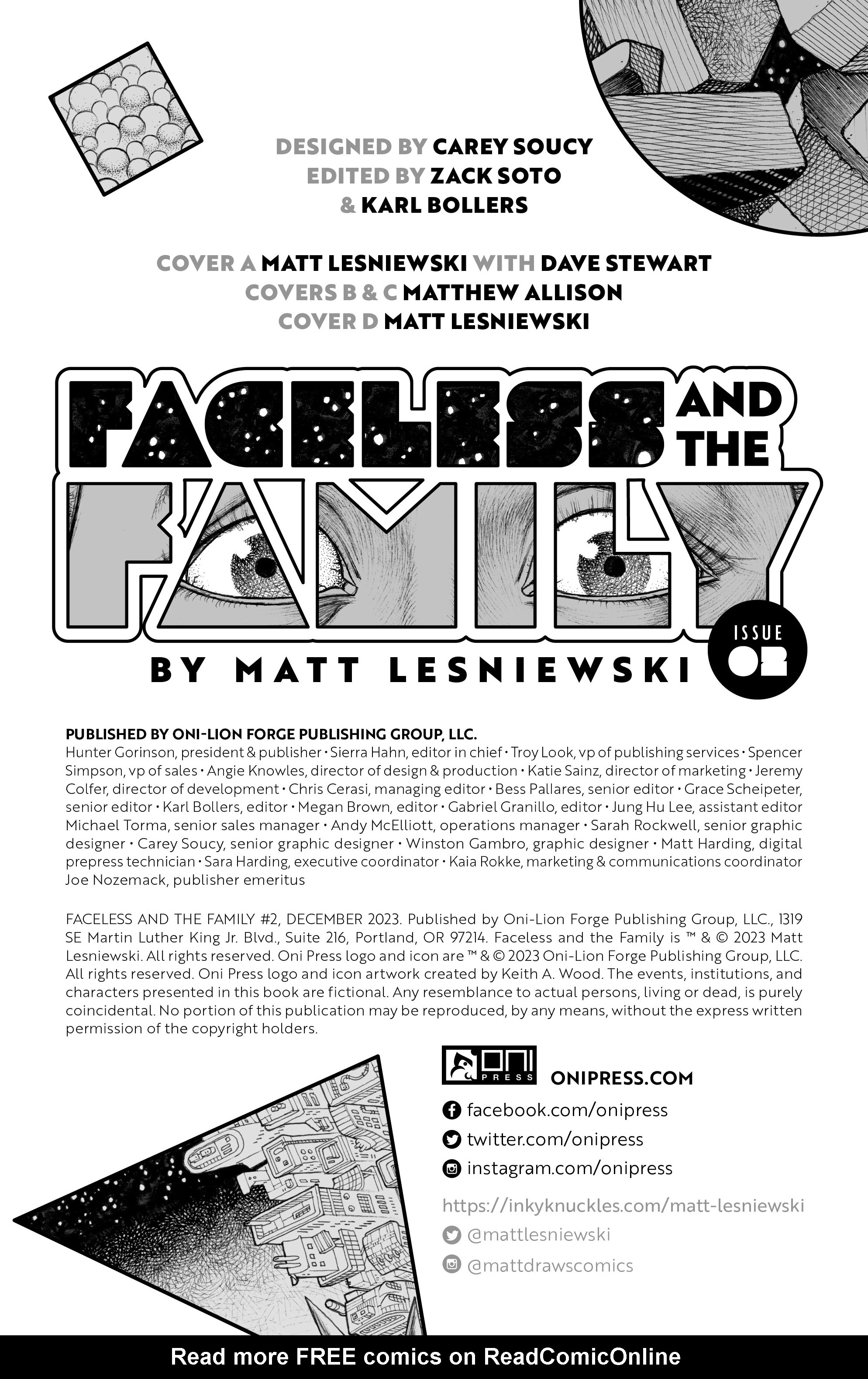 Read online Faceless and the Family comic -  Issue #2 - 2