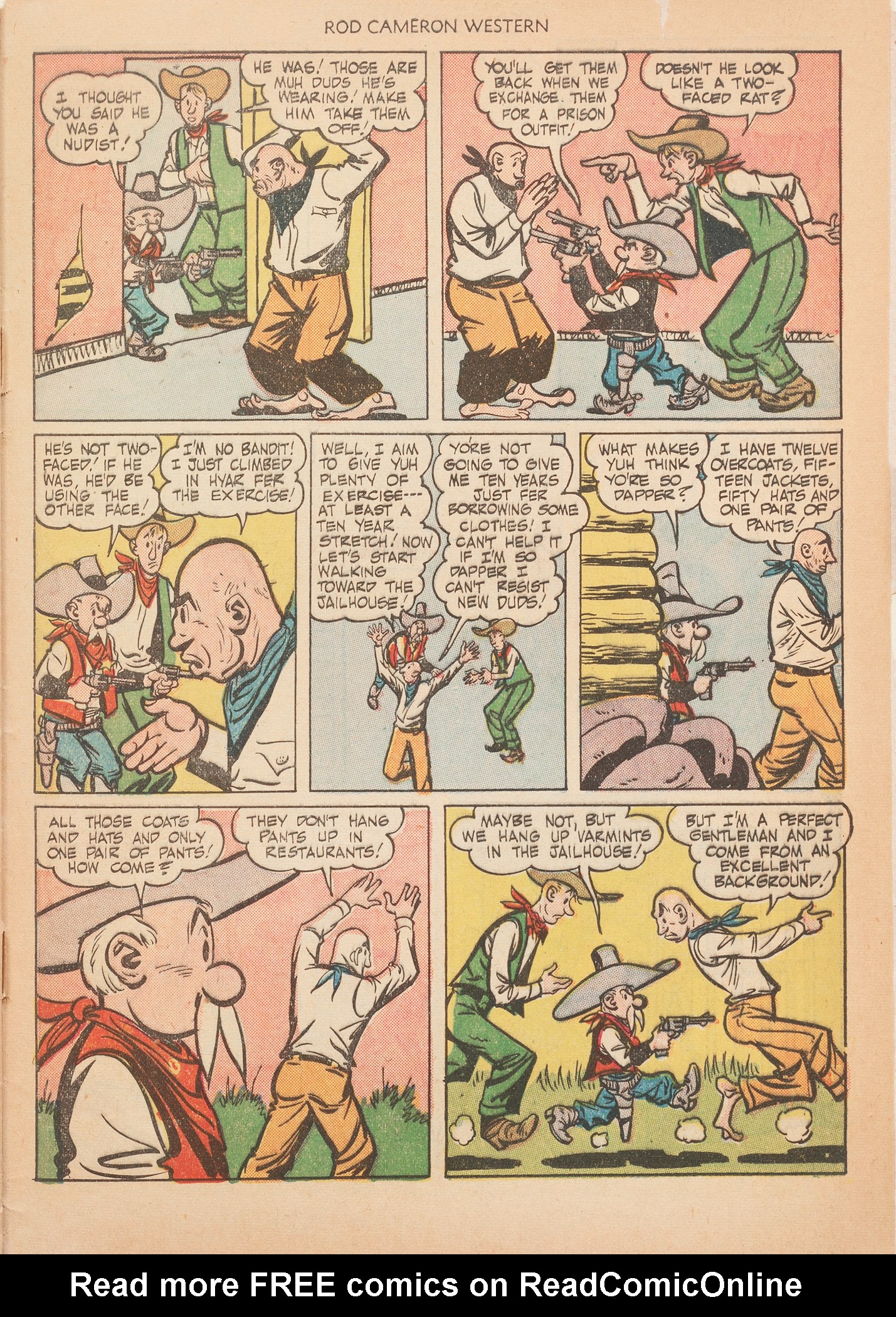 Read online Rod Cameron Western comic -  Issue #7 - 33