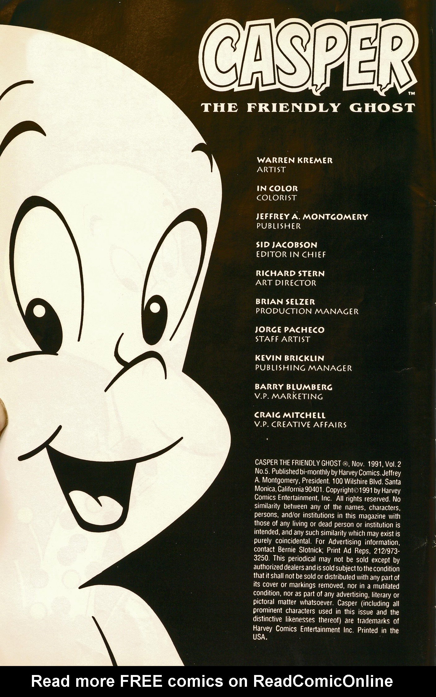 Read online Casper the Friendly Ghost (1991) comic -  Issue #5 - 2