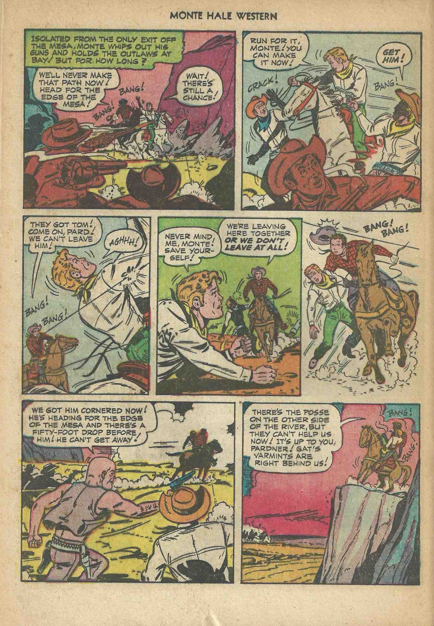 Read online Monte Hale Western comic -  Issue #57 - 20