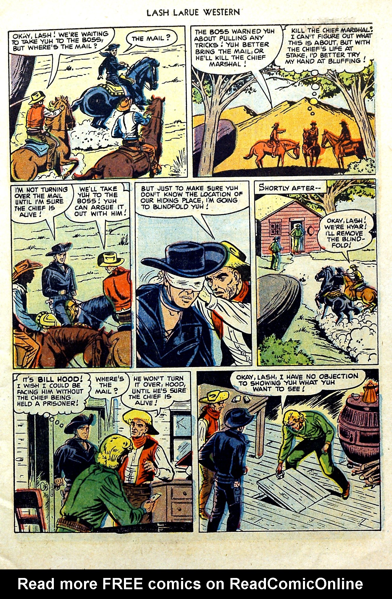 Read online Lash Larue Western (1949) comic -  Issue #57 - 7