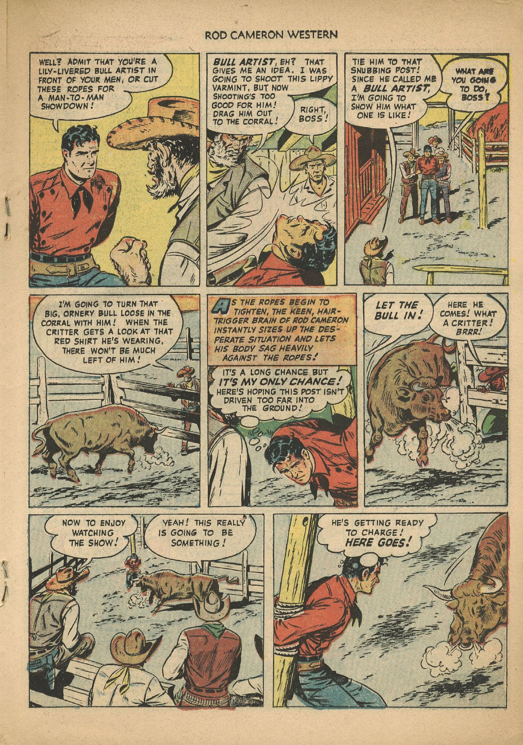 Read online Rod Cameron Western comic -  Issue #1 - 19