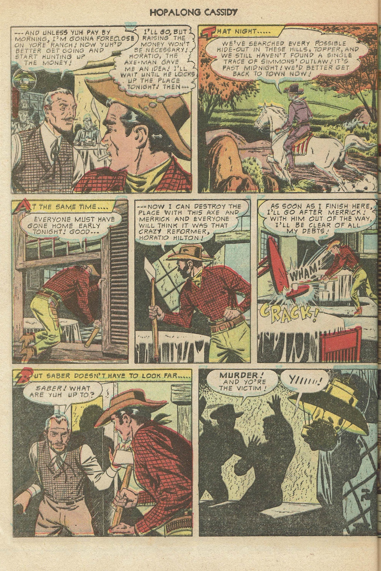 Read online Hopalong Cassidy comic -  Issue #45 - 44