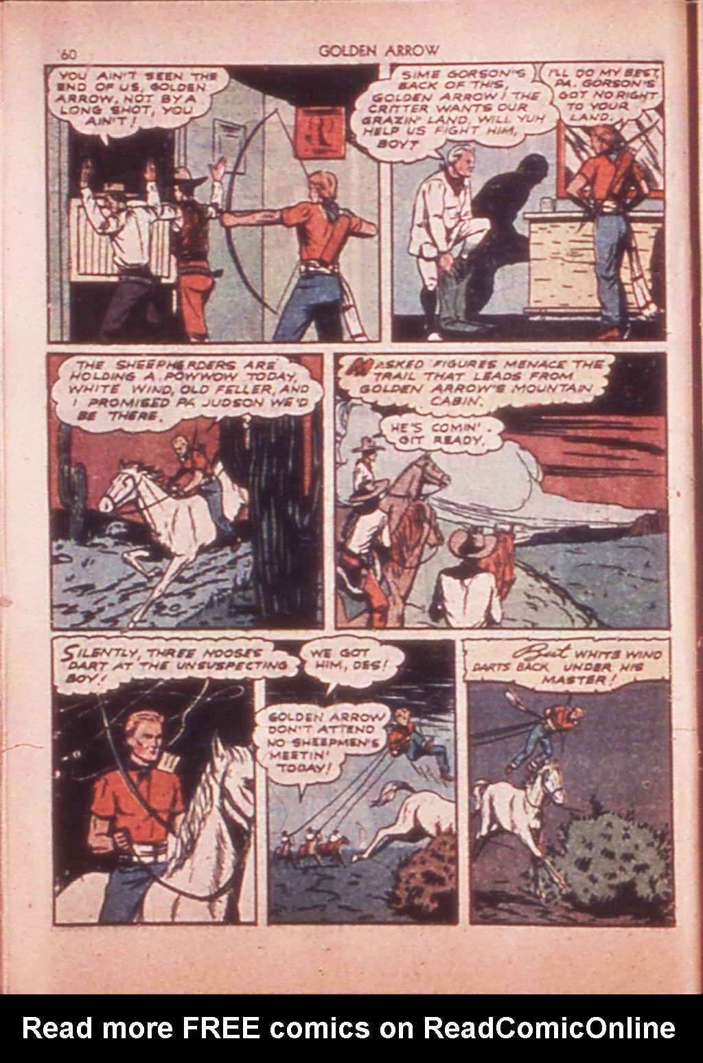 Read online Golden Arrow comic -  Issue #1 - 59