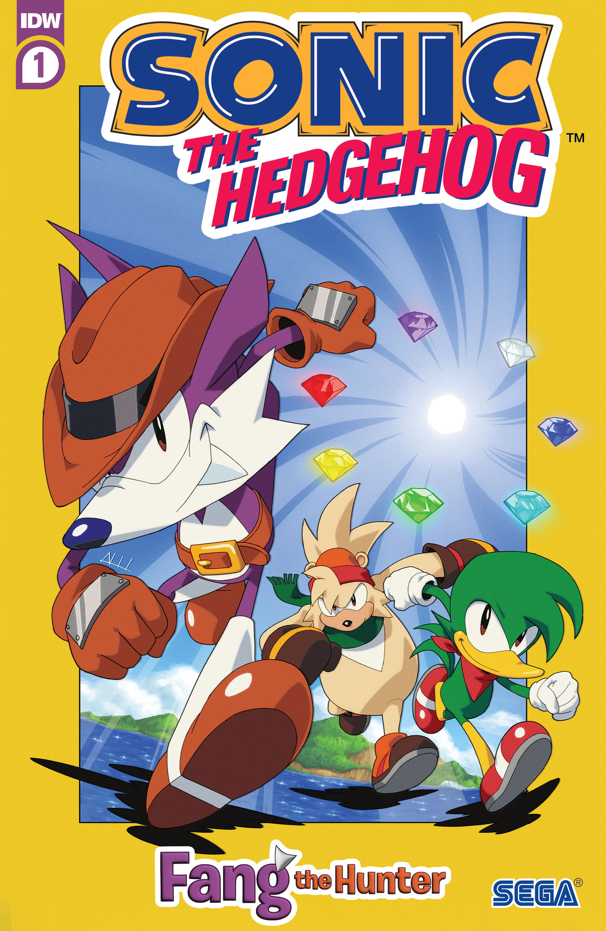 Read online Sonic the Hedgehog: Fang the Hunter comic -  Issue #1 - 1