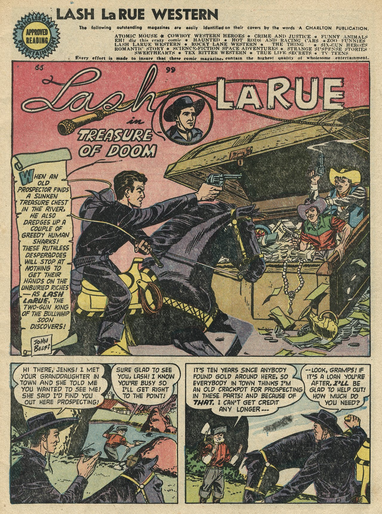Read online Lash Larue Western (1949) comic -  Issue #47 - 3