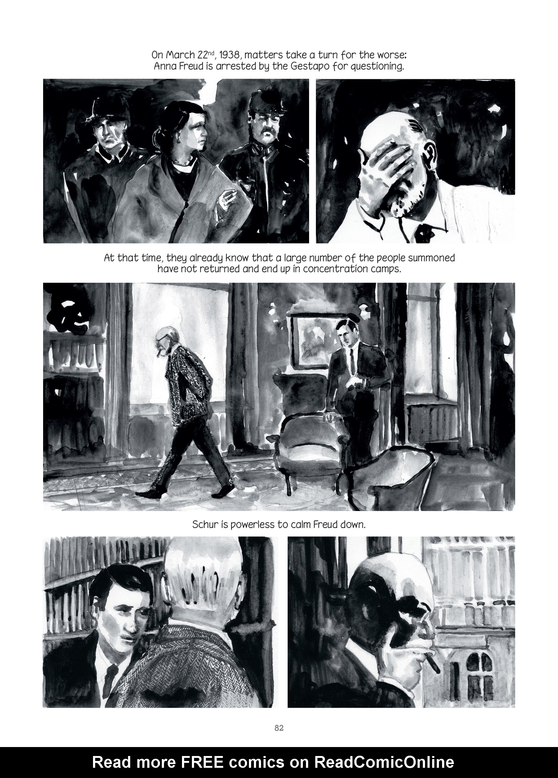 Read online Through Clouds of Smoke: Freud's Final Days comic -  Issue # TPB - 81