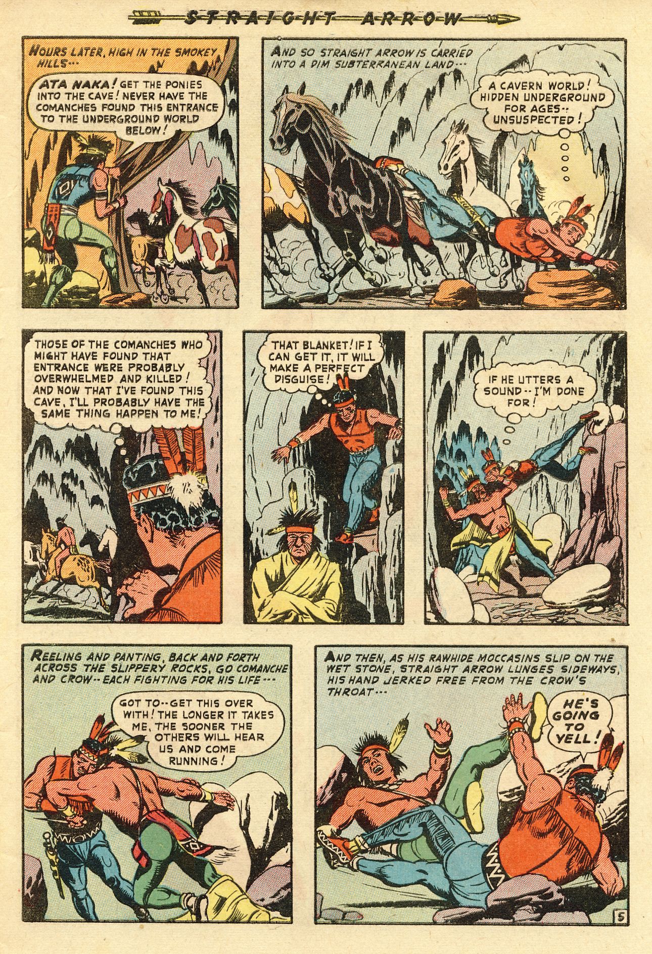 Read online Straight Arrow comic -  Issue #10 - 7