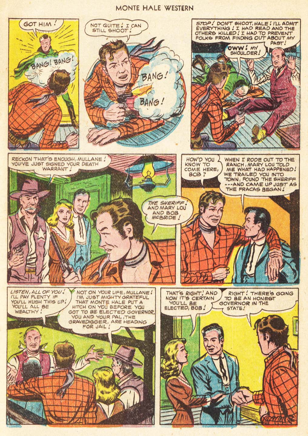 Read online Monte Hale Western comic -  Issue #56 - 12