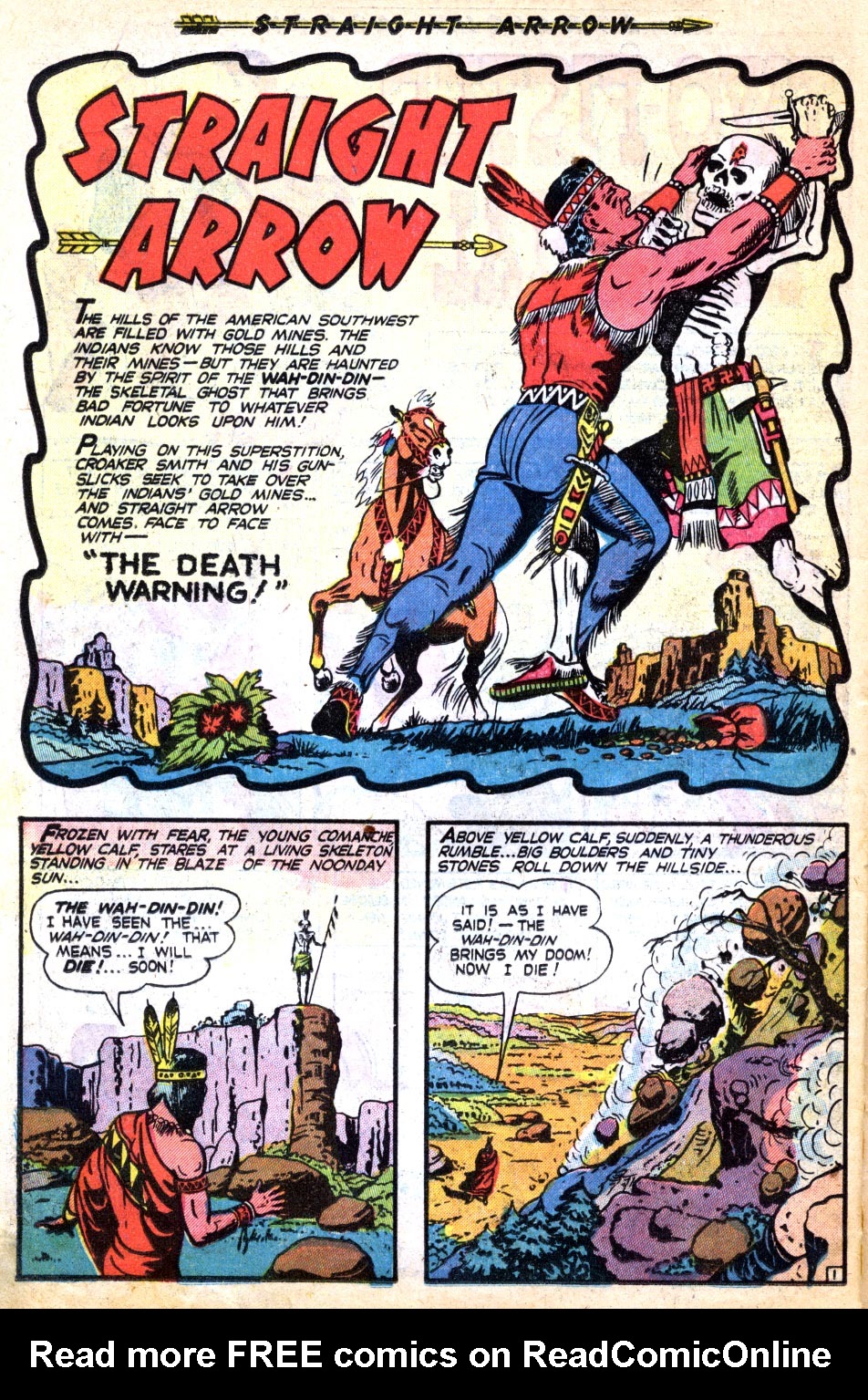 Read online Straight Arrow comic -  Issue #7 - 26