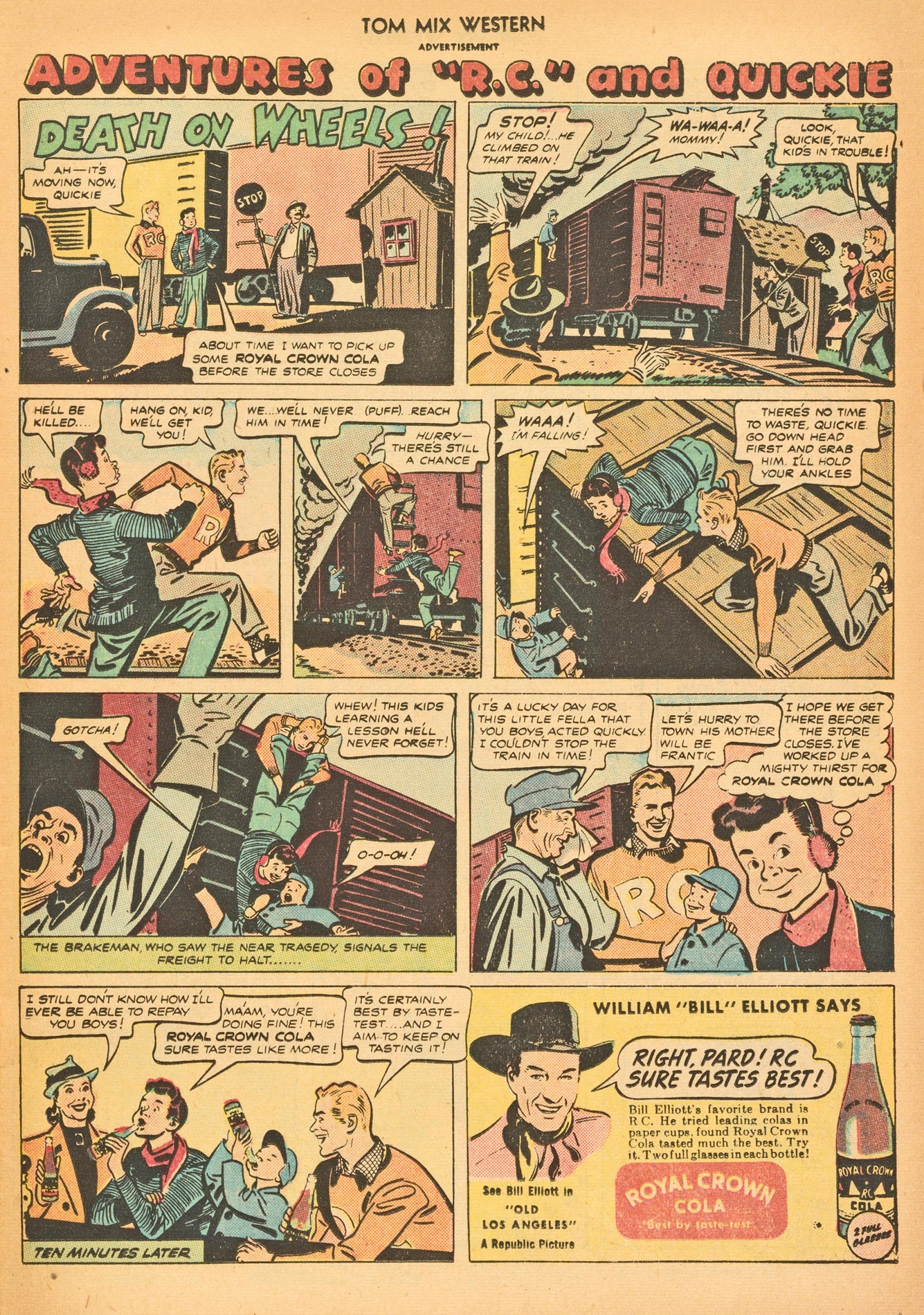 Read online Tom Mix Western (1948) comic -  Issue #3 - 13