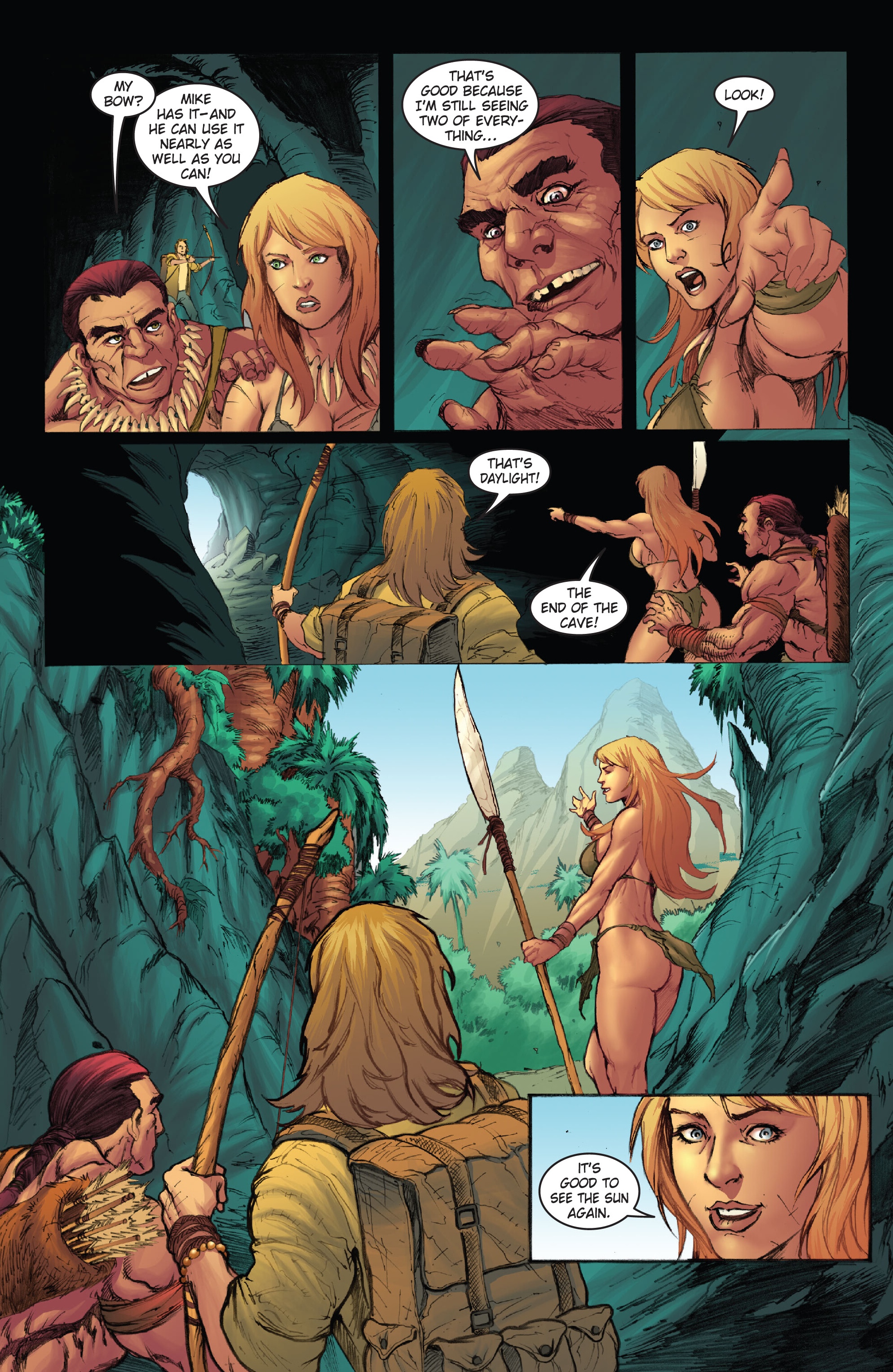 Read online Frank Cho's Jungle Girl: The Complete Omnibus comic -  Issue # TPB (Part 2) - 21