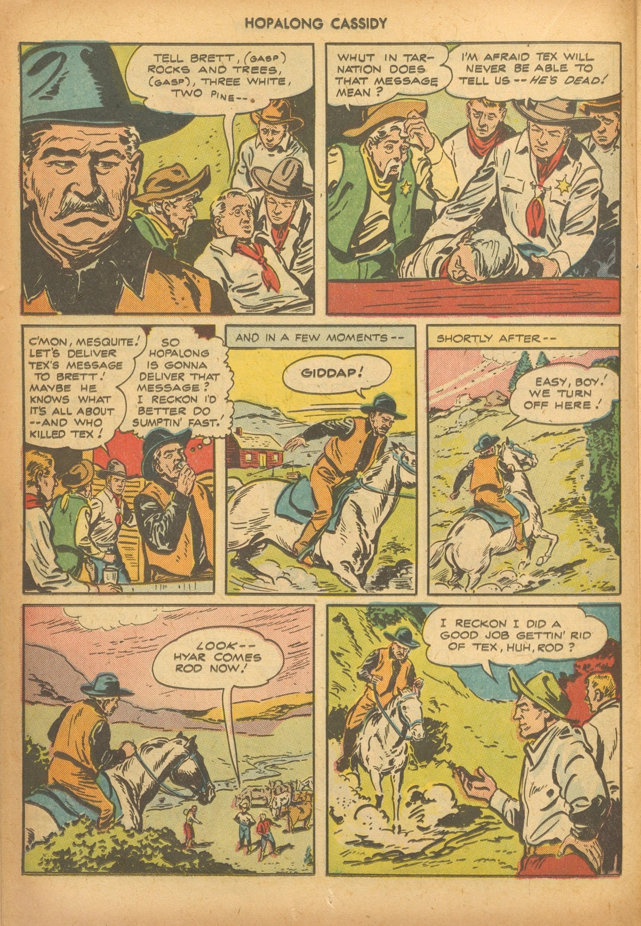 Read online Hopalong Cassidy comic -  Issue #12 - 18