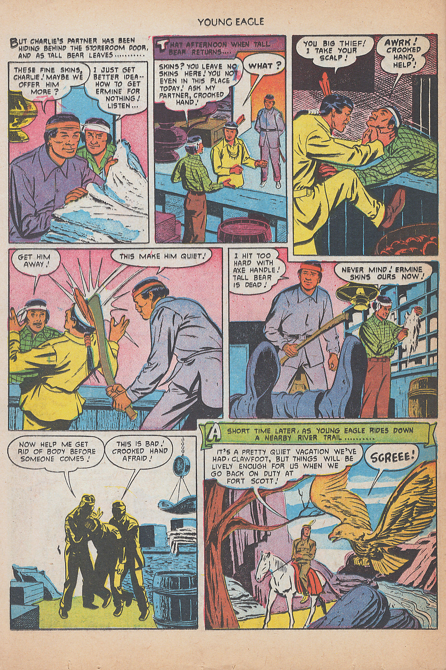 Read online Young Eagle comic -  Issue #3 - 24