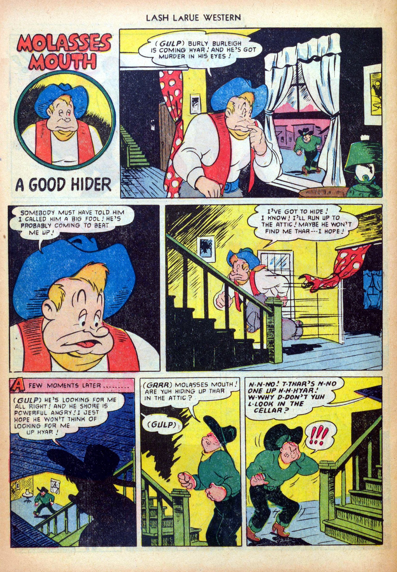 Read online Lash Larue Western (1949) comic -  Issue #28 - 24
