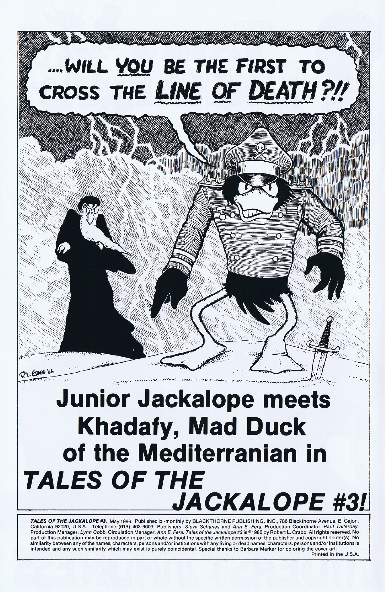 Read online Tales Of The Jackalope comic -  Issue #3 - 2