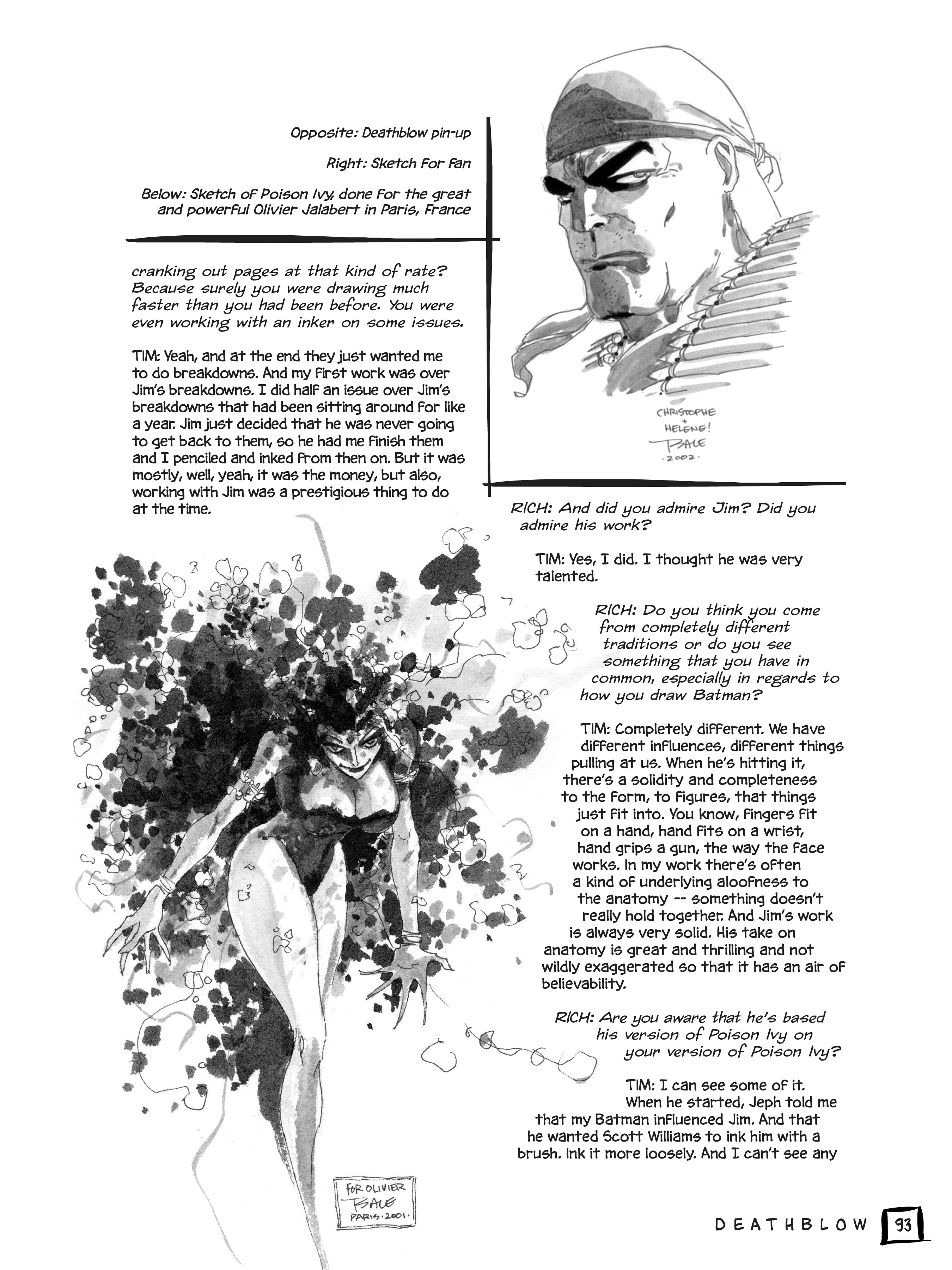 Read online Drawing Heroes in the Backyard: Tim Sale Black and White, Revised and Expanded comic -  Issue # TPB (Part 1) - 82