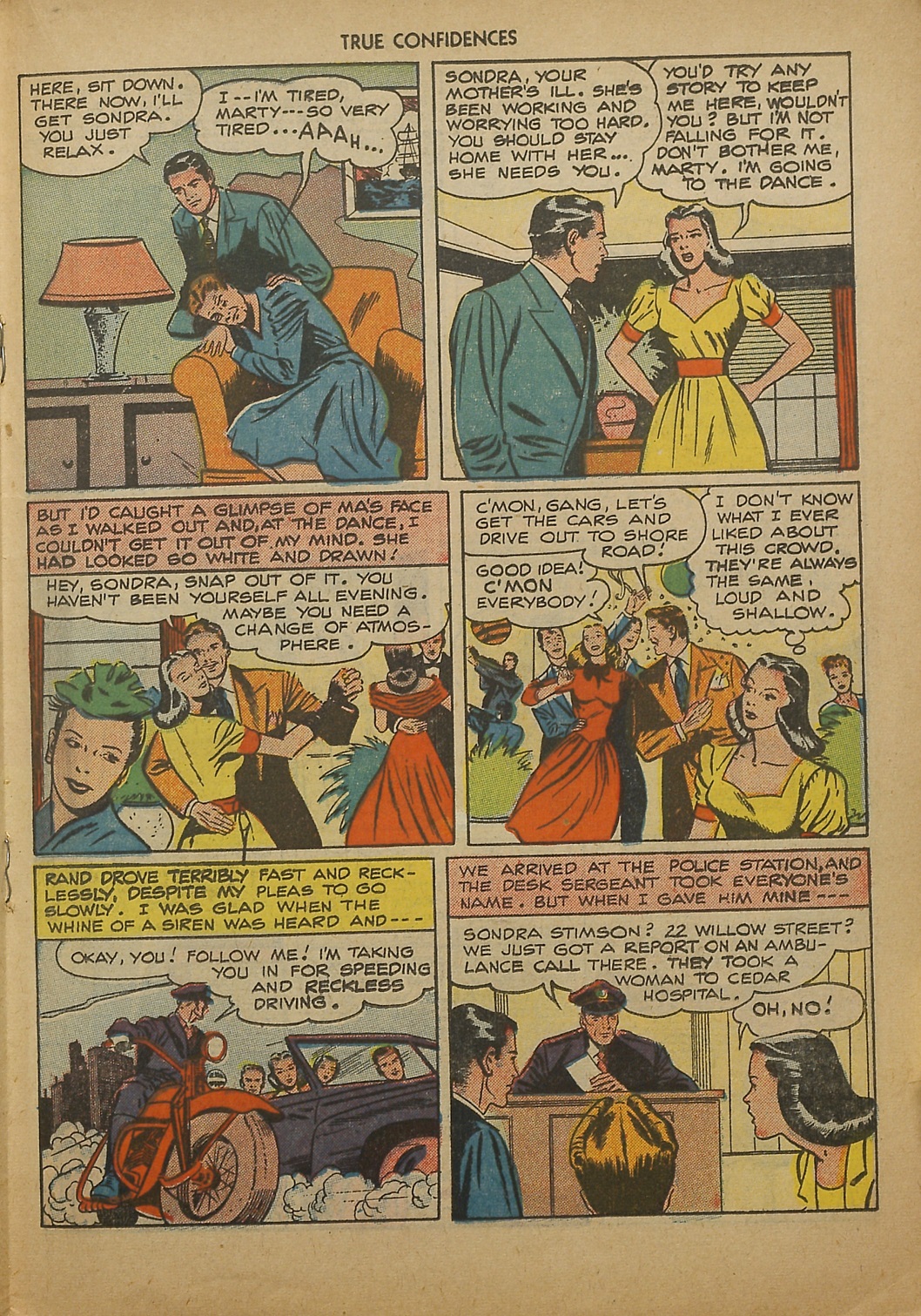 Read online True Confidences comic -  Issue #1 - 19