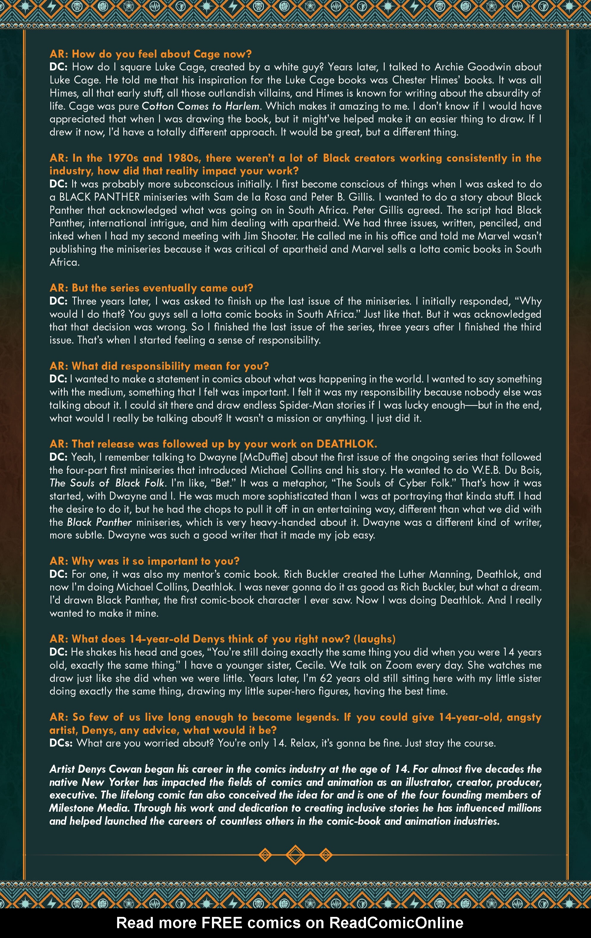 Read online Marvel's Voices: Legends comic -  Issue # Full - 15