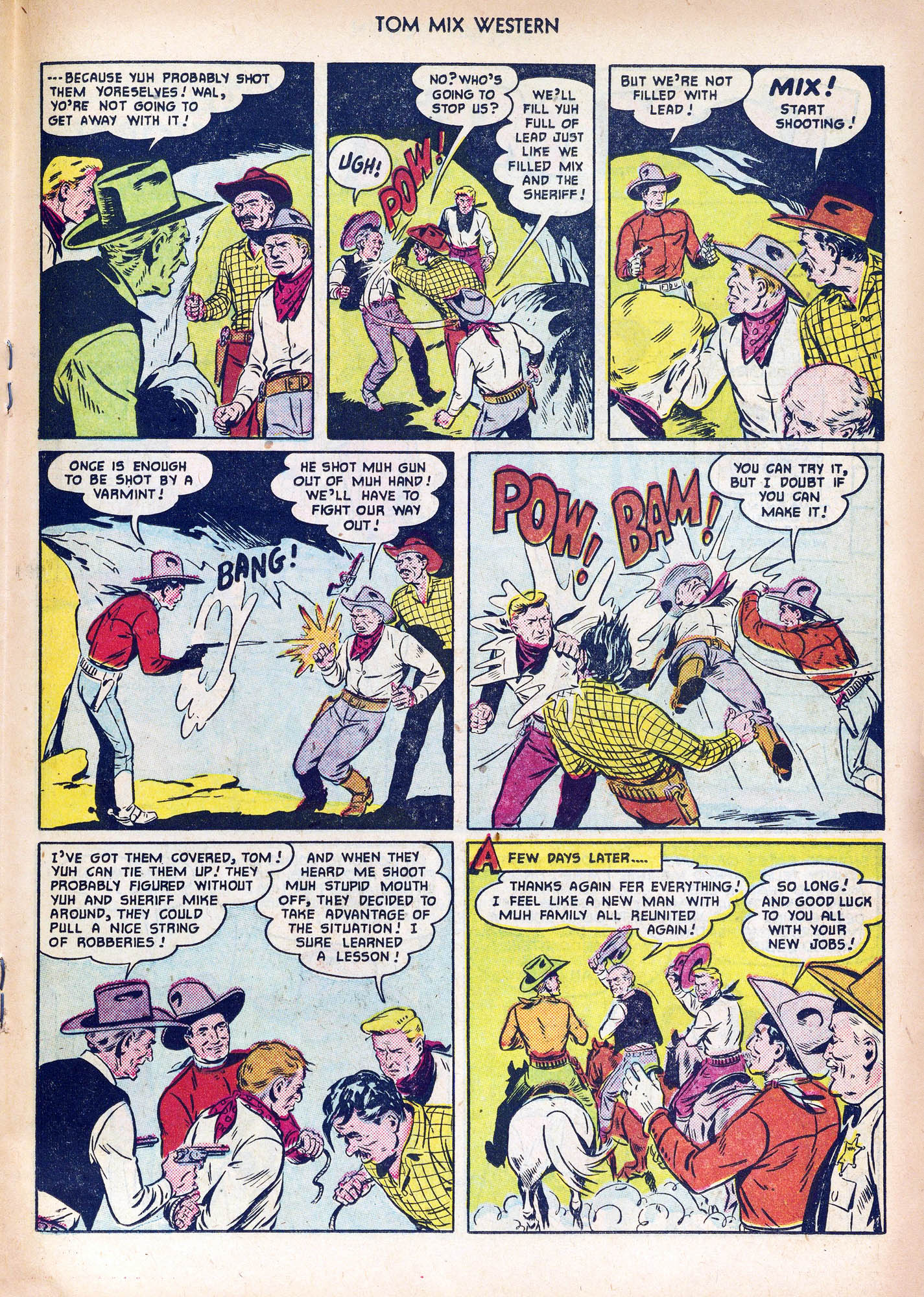 Read online Tom Mix Western (1948) comic -  Issue #42 - 27