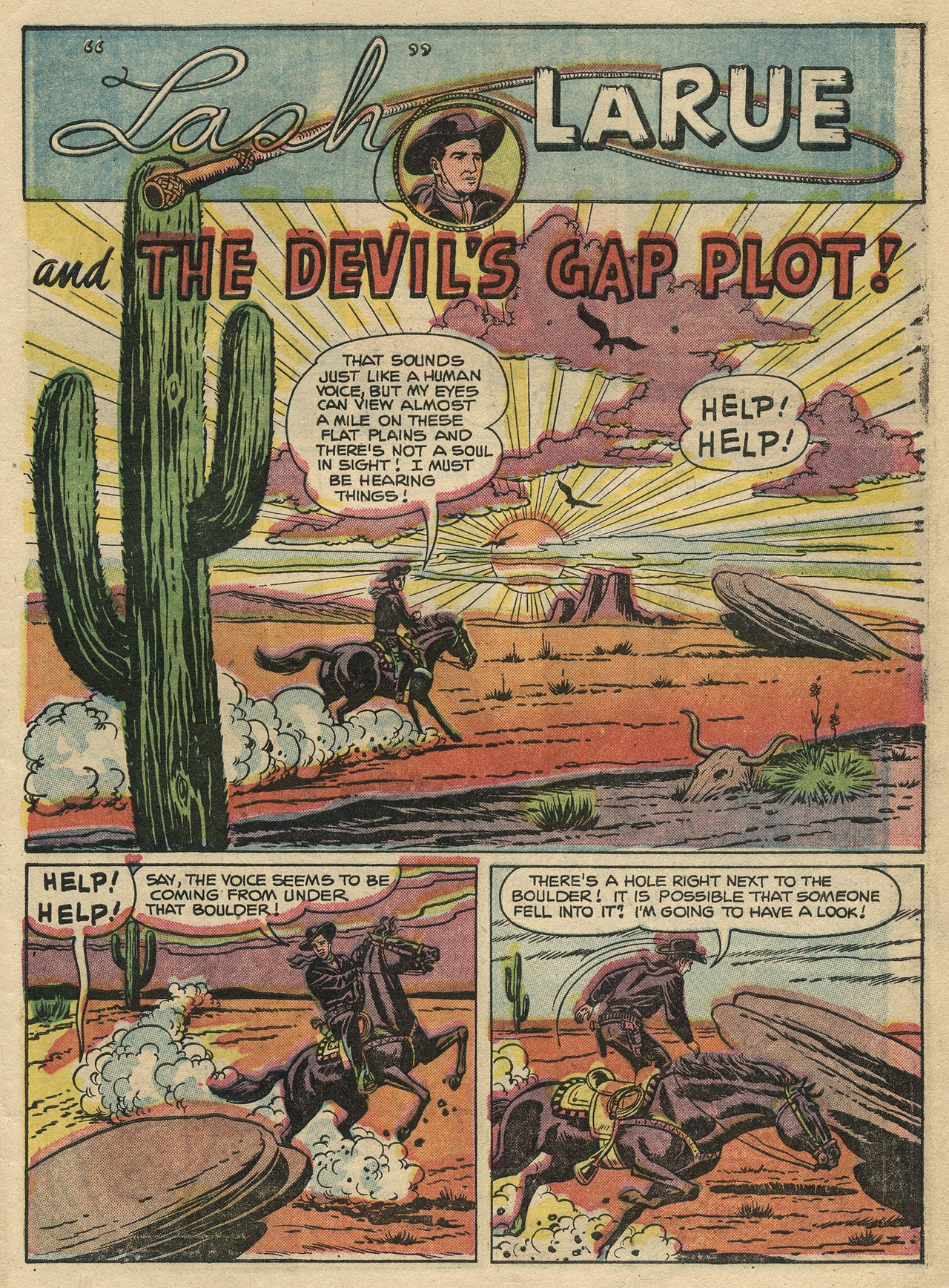 Read online Lash Larue Western (1949) comic -  Issue #54 - 27