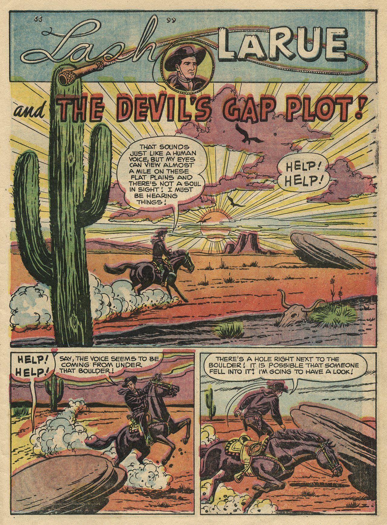 Read online Lash Larue Western (1949) comic -  Issue #54 - 27