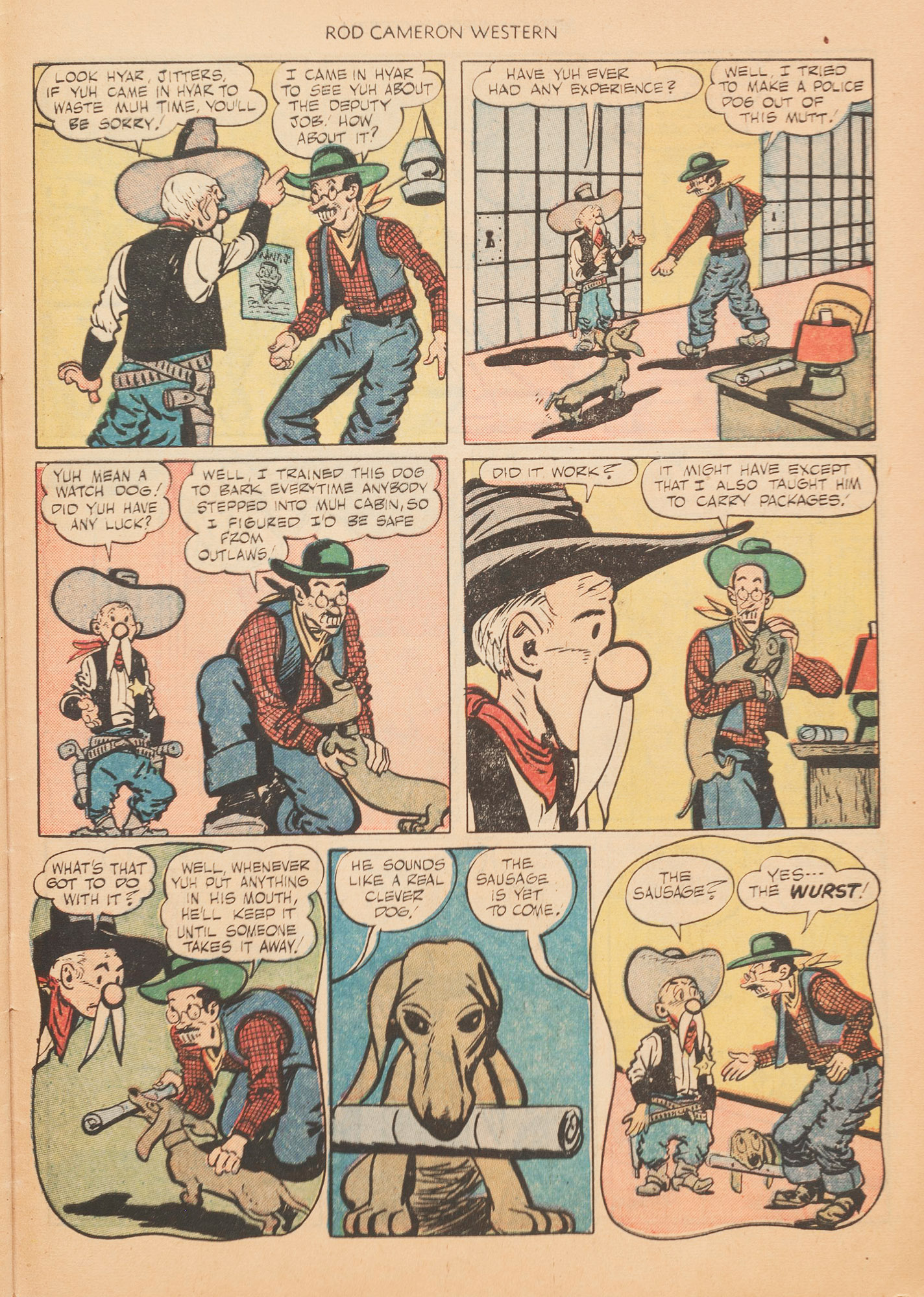 Read online Rod Cameron Western comic -  Issue #5 - 33