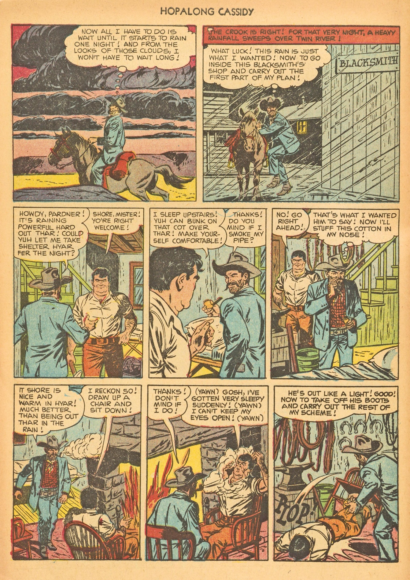 Read online Hopalong Cassidy comic -  Issue #61 - 6