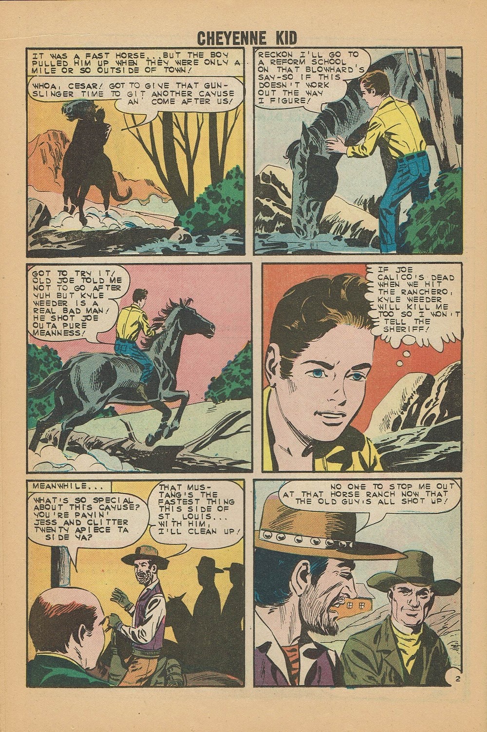 Read online Cheyenne Kid comic -  Issue #44 - 16