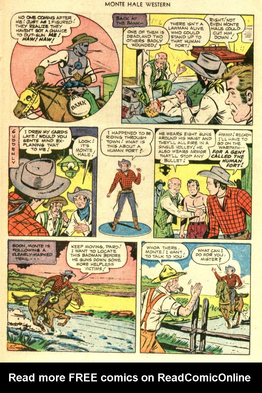Read online Monte Hale Western comic -  Issue #58 - 23