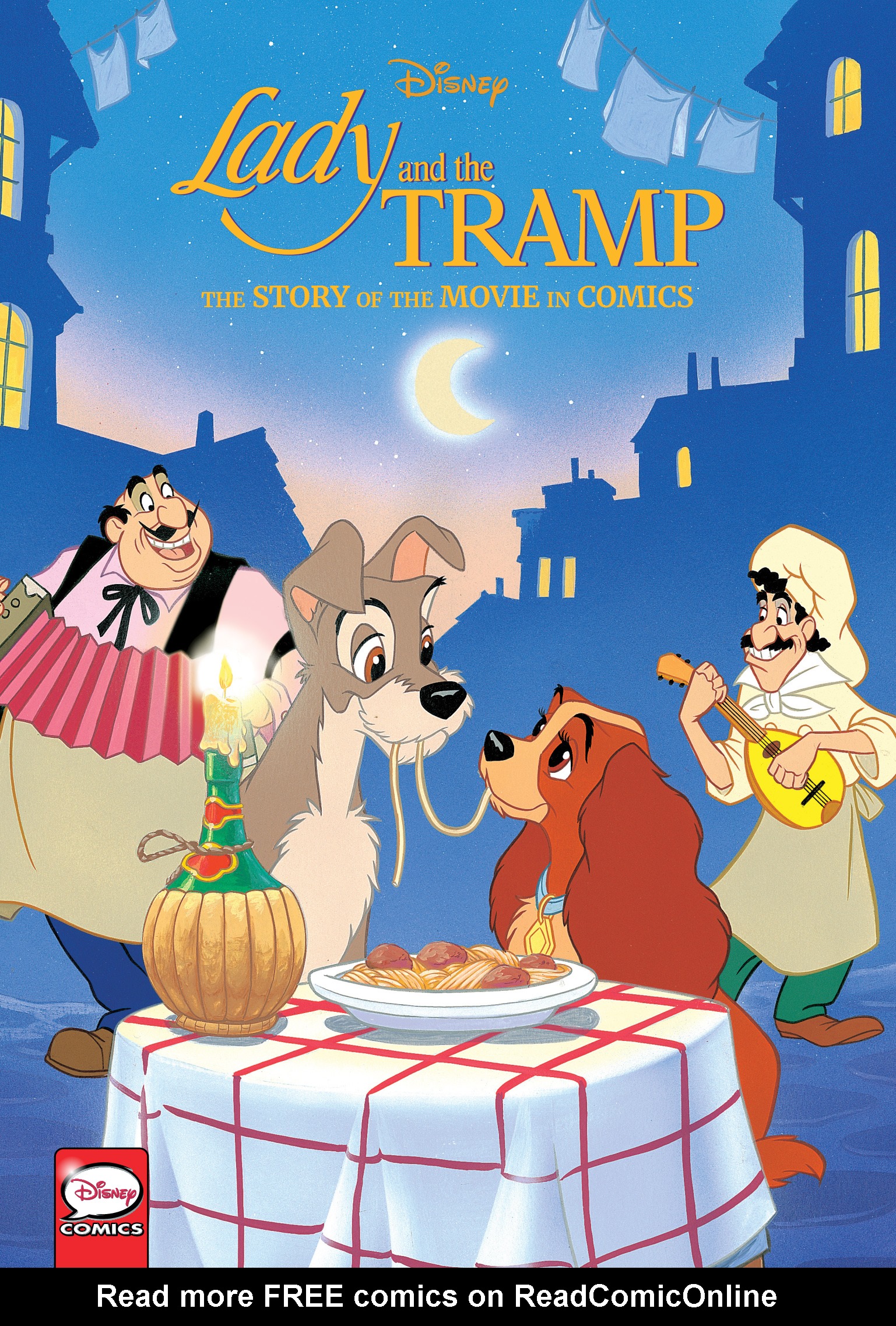 Read online Disney Lady and the Tramp: The Story of the Movie in Comics comic -  Issue # Full - 1