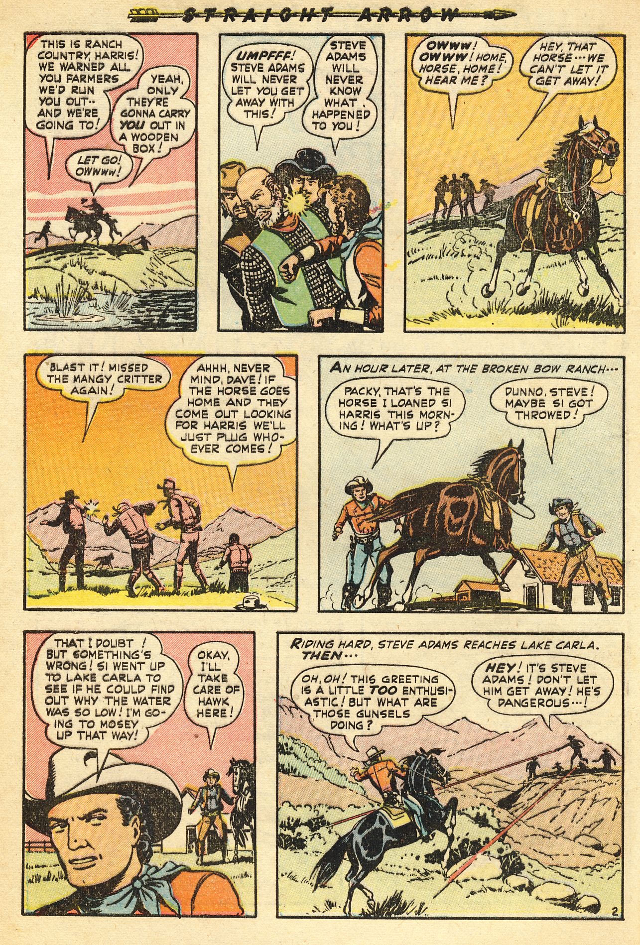 Read online Straight Arrow comic -  Issue #15 - 4