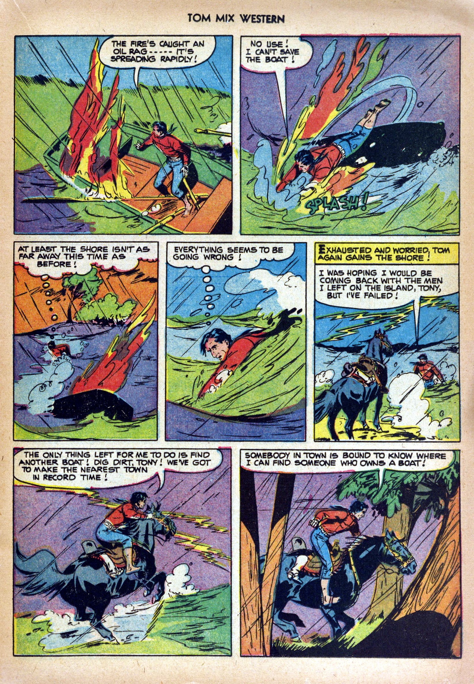 Read online Tom Mix Western (1948) comic -  Issue #48 - 17