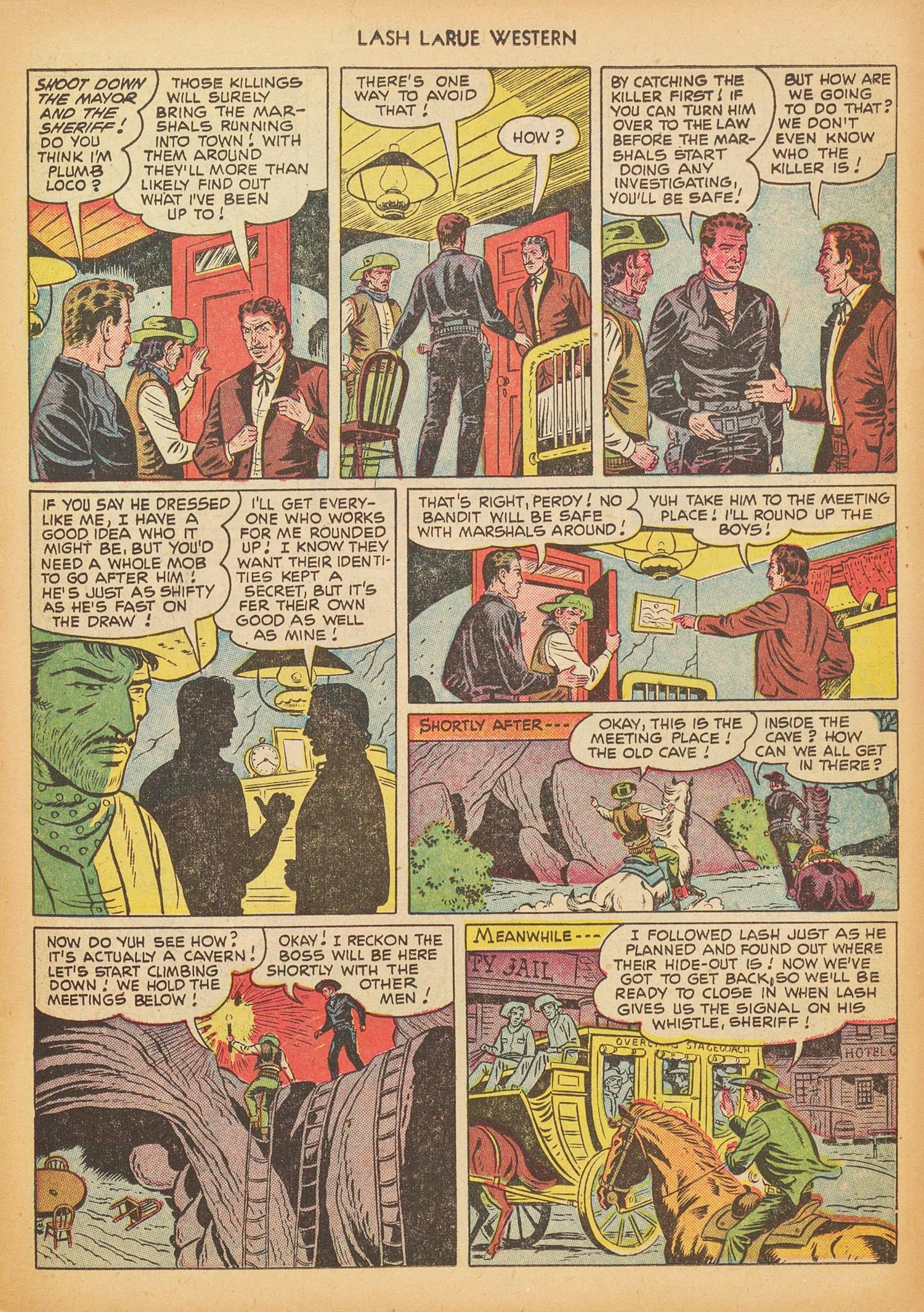 Read online Lash Larue Western (1949) comic -  Issue #17 - 11
