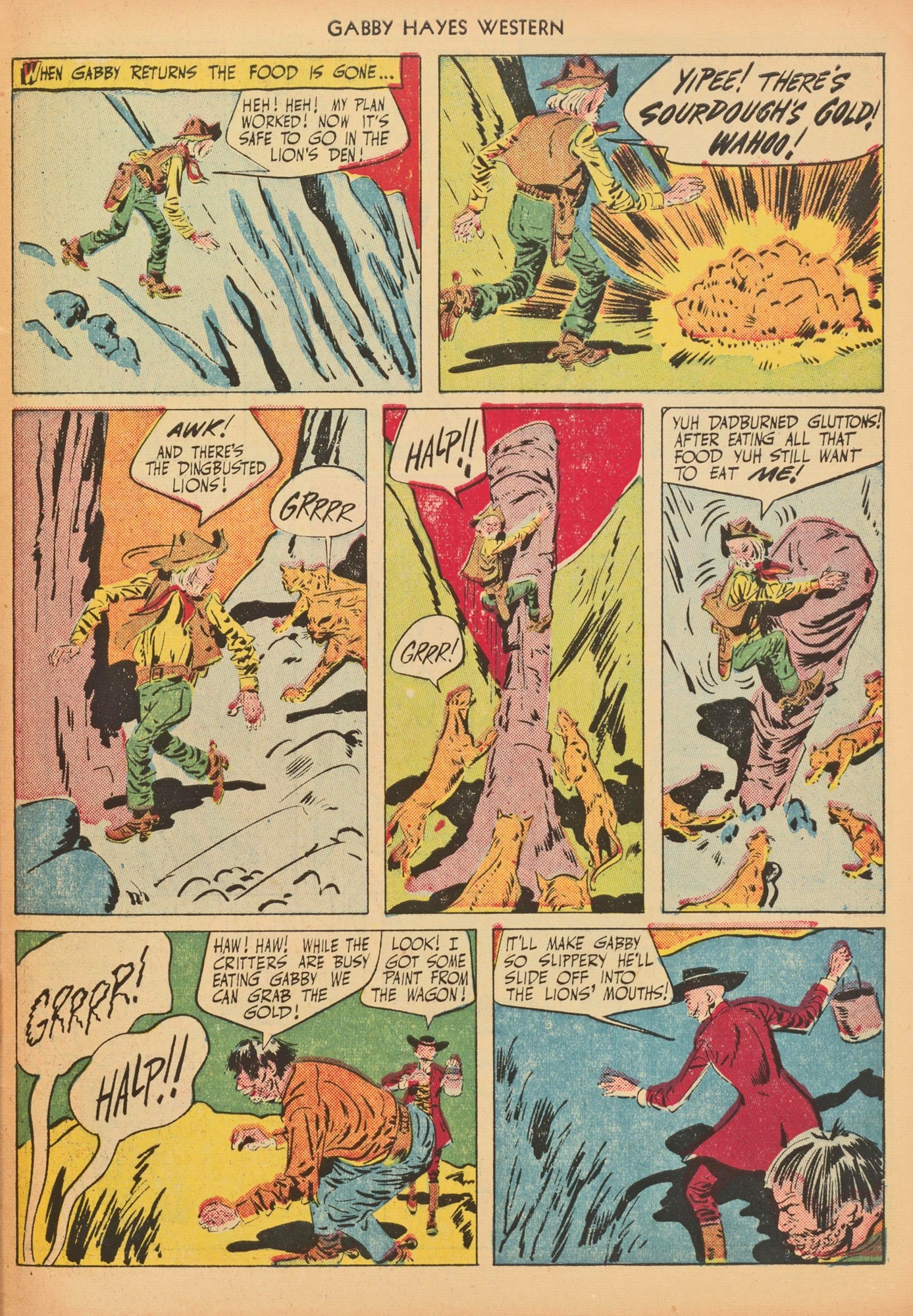 Read online Gabby Hayes Western comic -  Issue #27 - 29