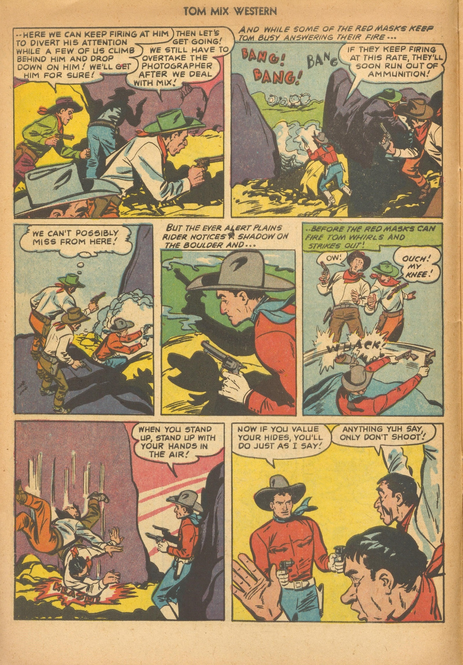 Read online Tom Mix Western (1948) comic -  Issue #57 - 8