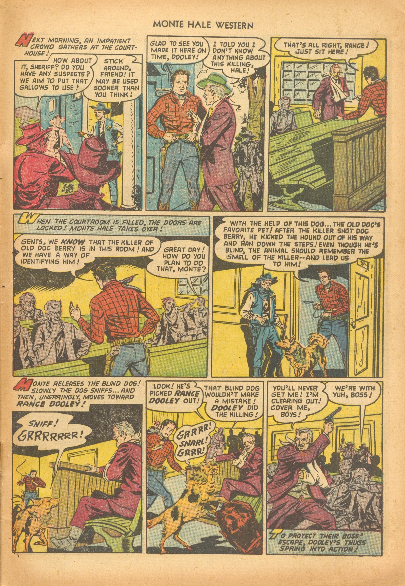 Read online Monte Hale Western comic -  Issue #79 - 33