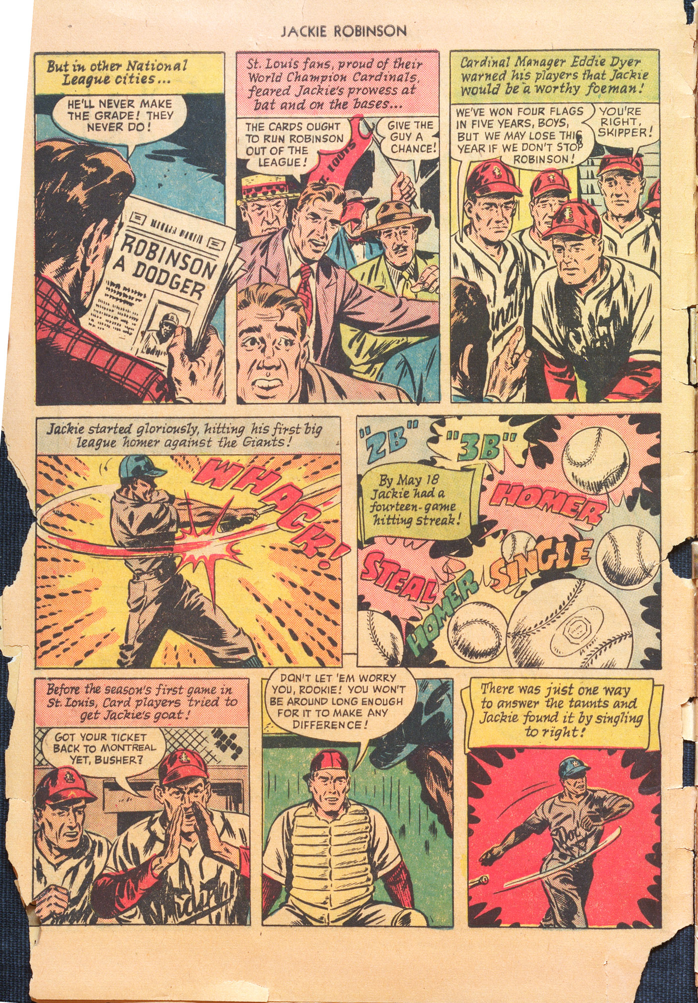 Read online Jackie Robinson comic -  Issue #4 - 4