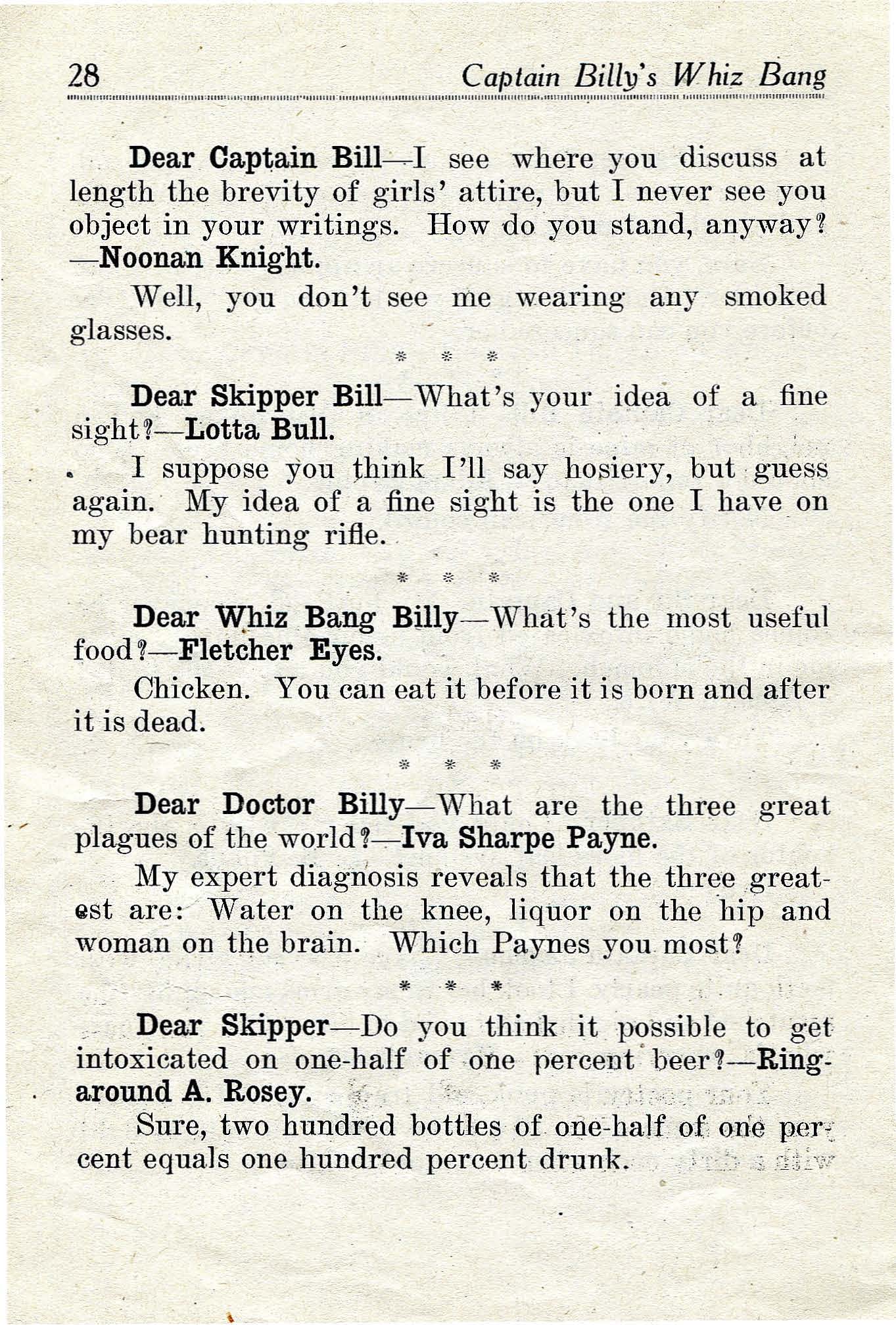Read online Captain Billy's Whiz Bang comic -  Issue #18 - 30