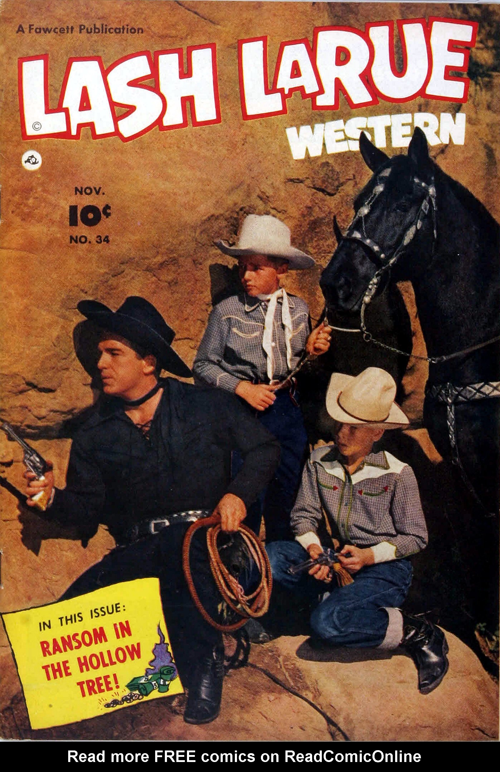 Read online Lash Larue Western (1949) comic -  Issue #34 - 1