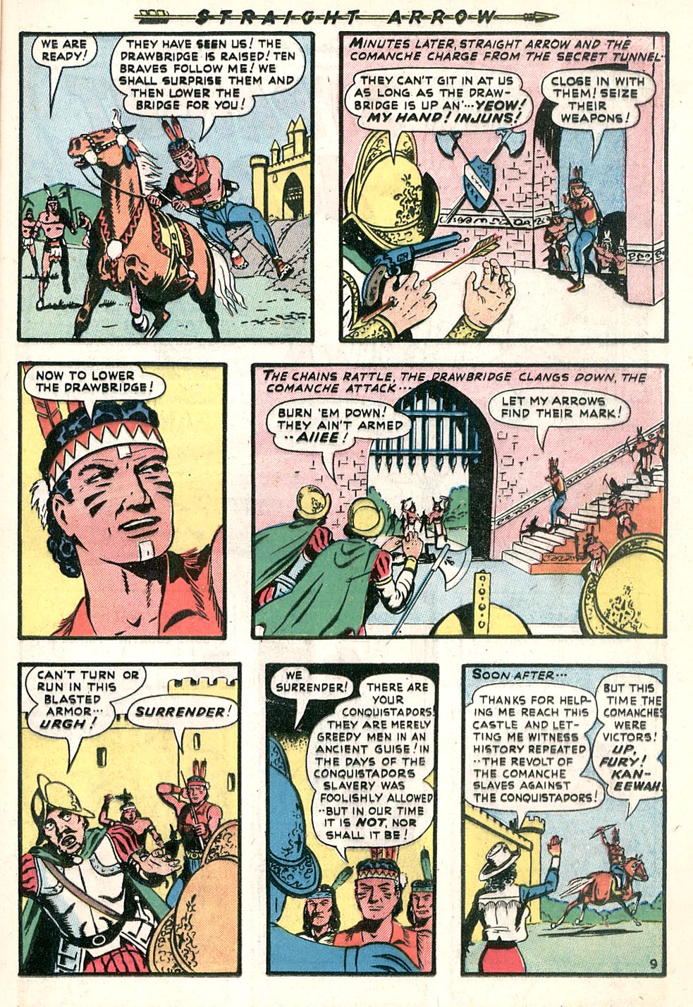 Read online Straight Arrow comic -  Issue #13 - 11